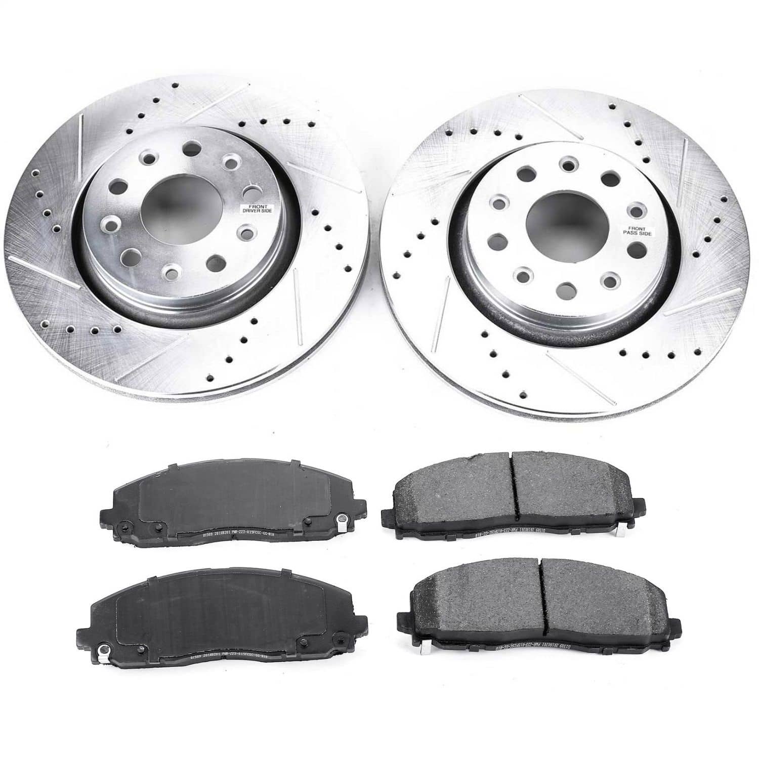 Power Stop - K7940 - Front - Disc Brake Pad and Rotor Kit