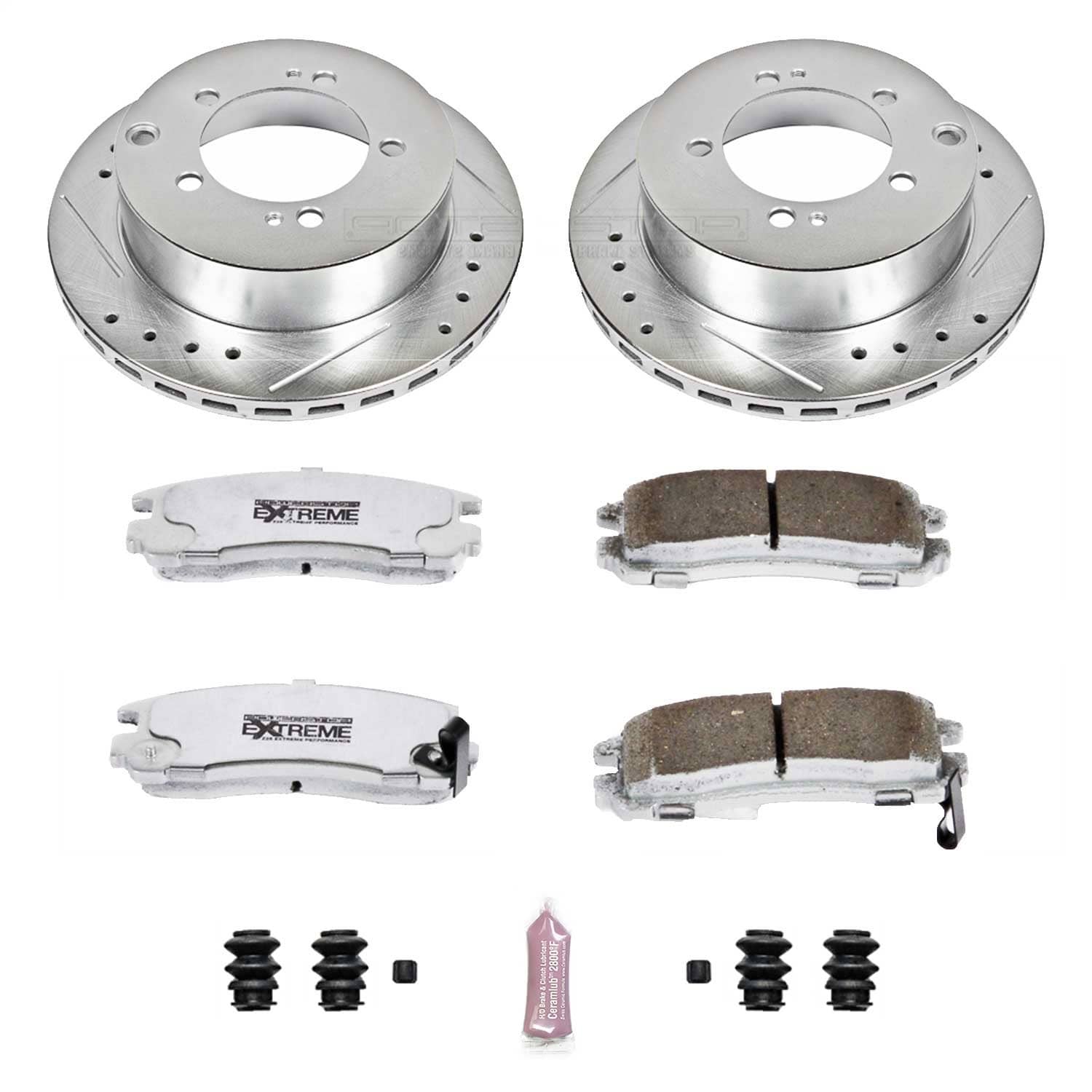 Power Stop - K806-26 - Rear - Disc Brake Pad and Rotor Kit