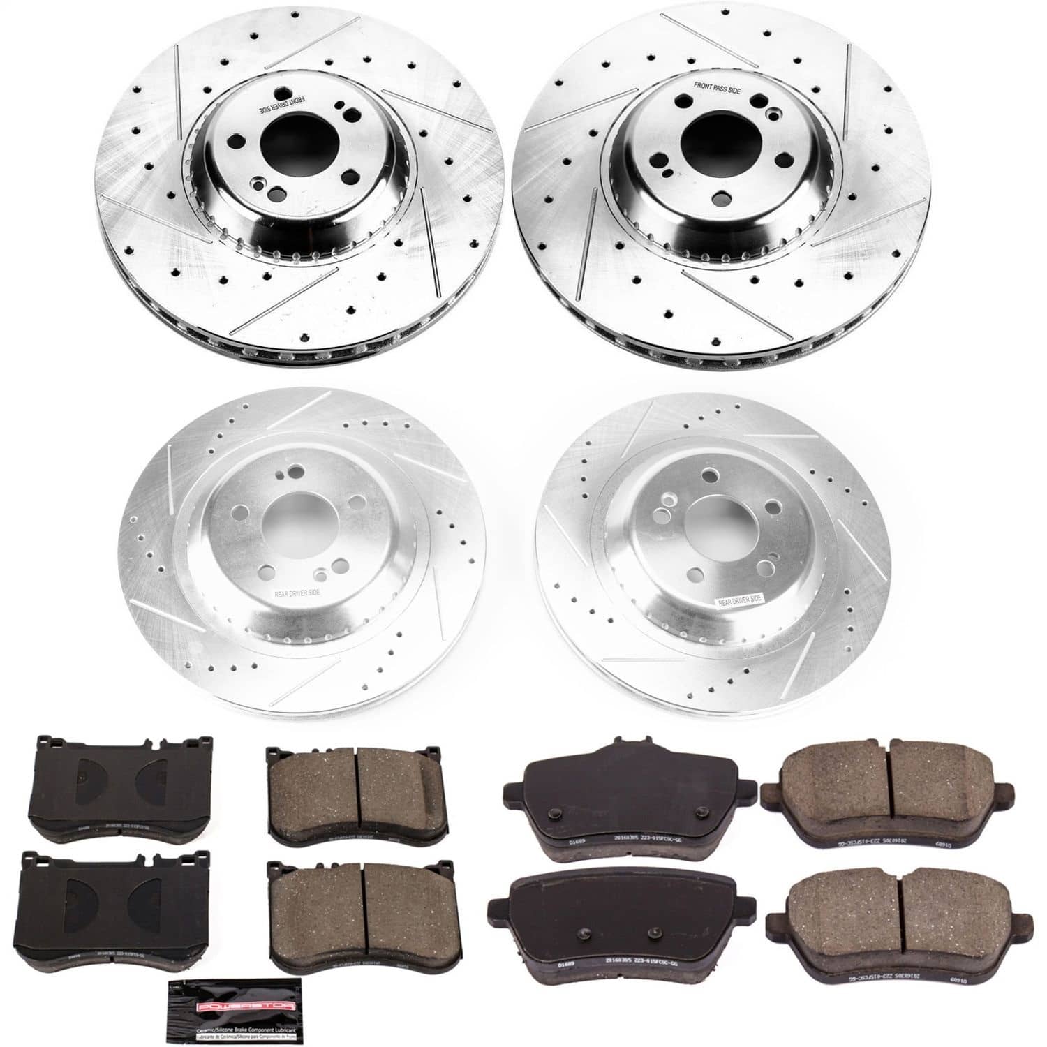 Power Stop - K8102 - Front and Rear - Disc Brake Pad and Rotor Kit