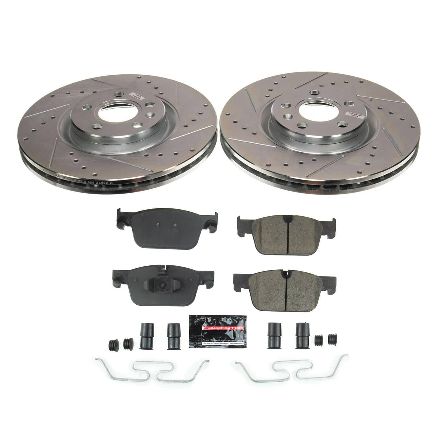 Power Stop - K8227 - Front - Disc Brake Pad and Rotor Kit