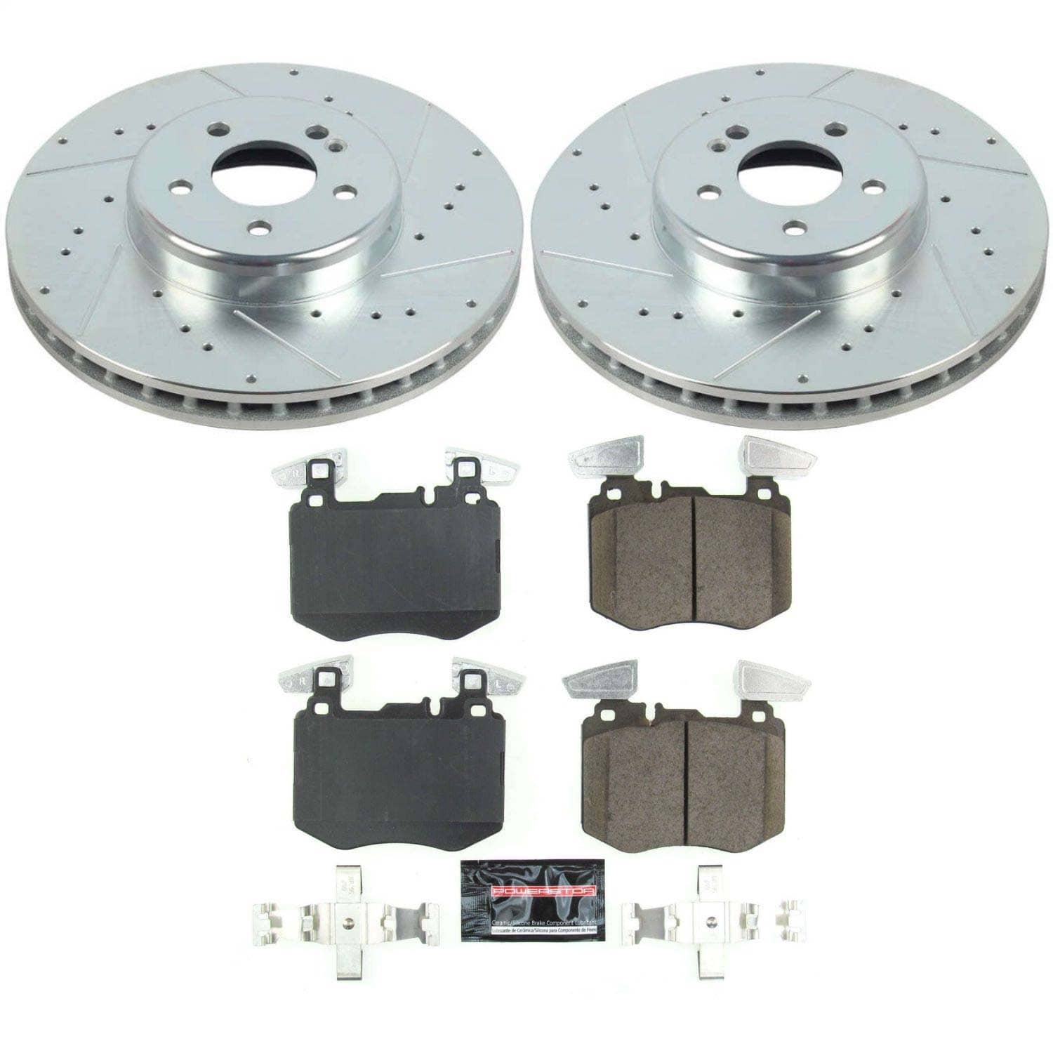 Power Stop - K8322 - Front - Disc Brake Pad and Rotor Kit