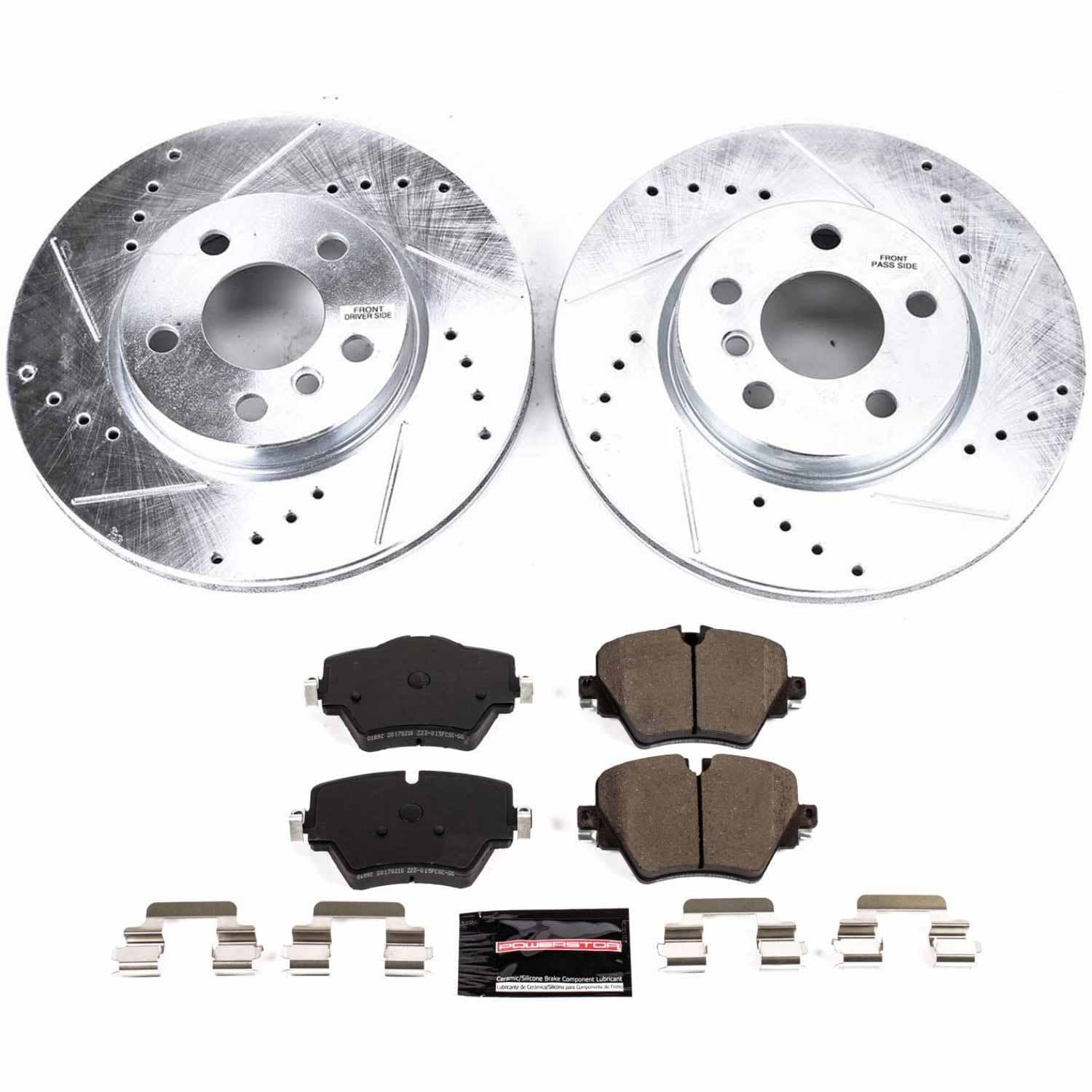 Power Stop - K8323 - Front - Disc Brake Pad and Rotor Kit