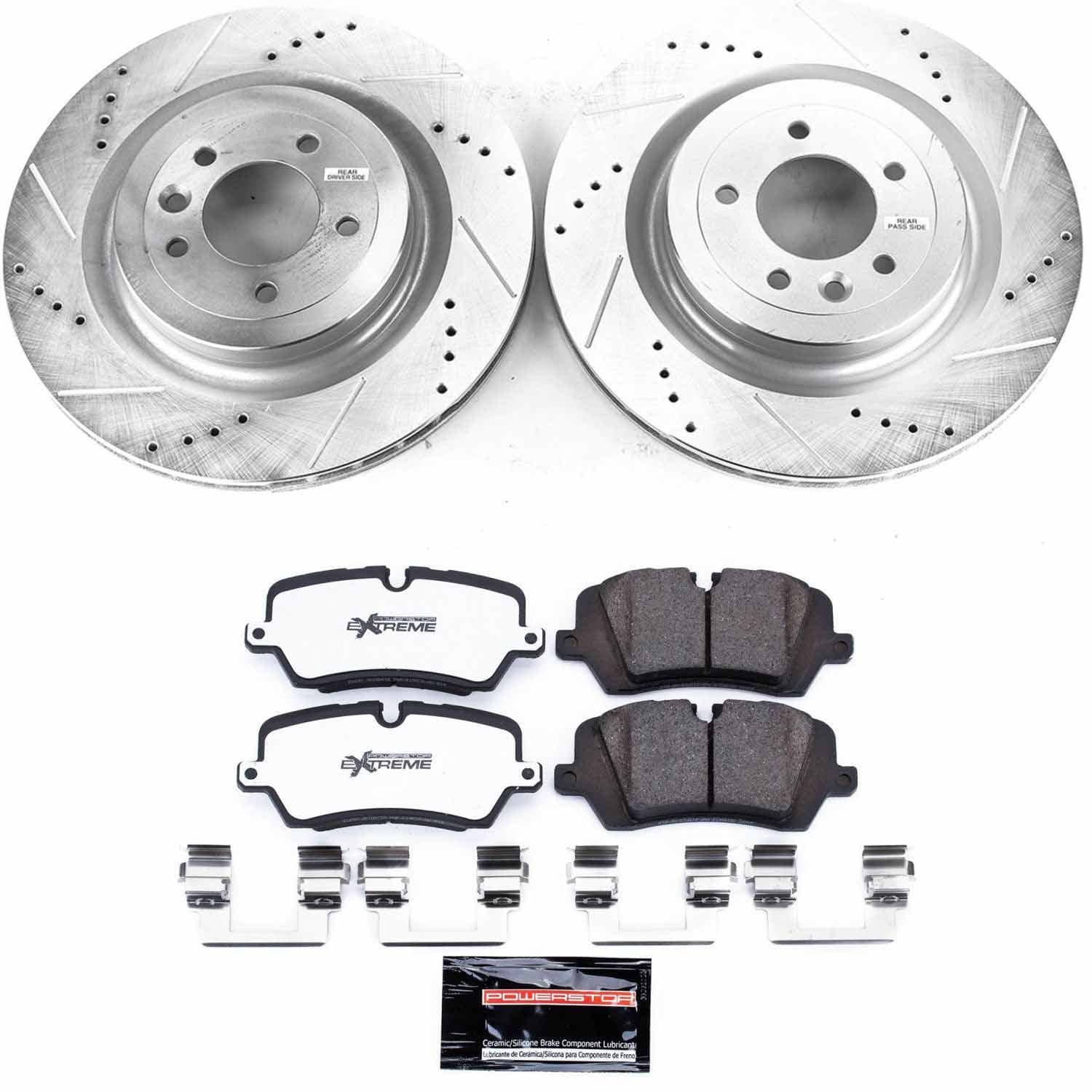 Power Stop - K8385-36 - Rear - Disc Brake Pad and Rotor Kit