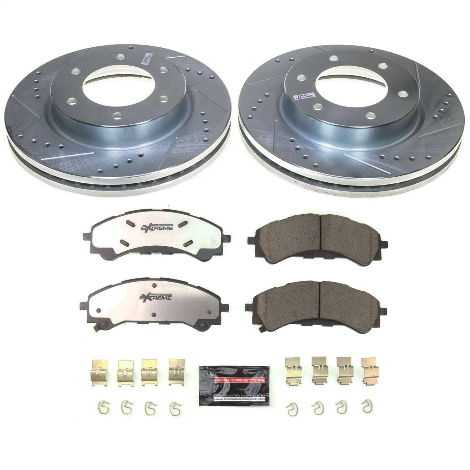 Power Stop - K8413-36 - Front - Disc Brake Pad and Rotor Kit