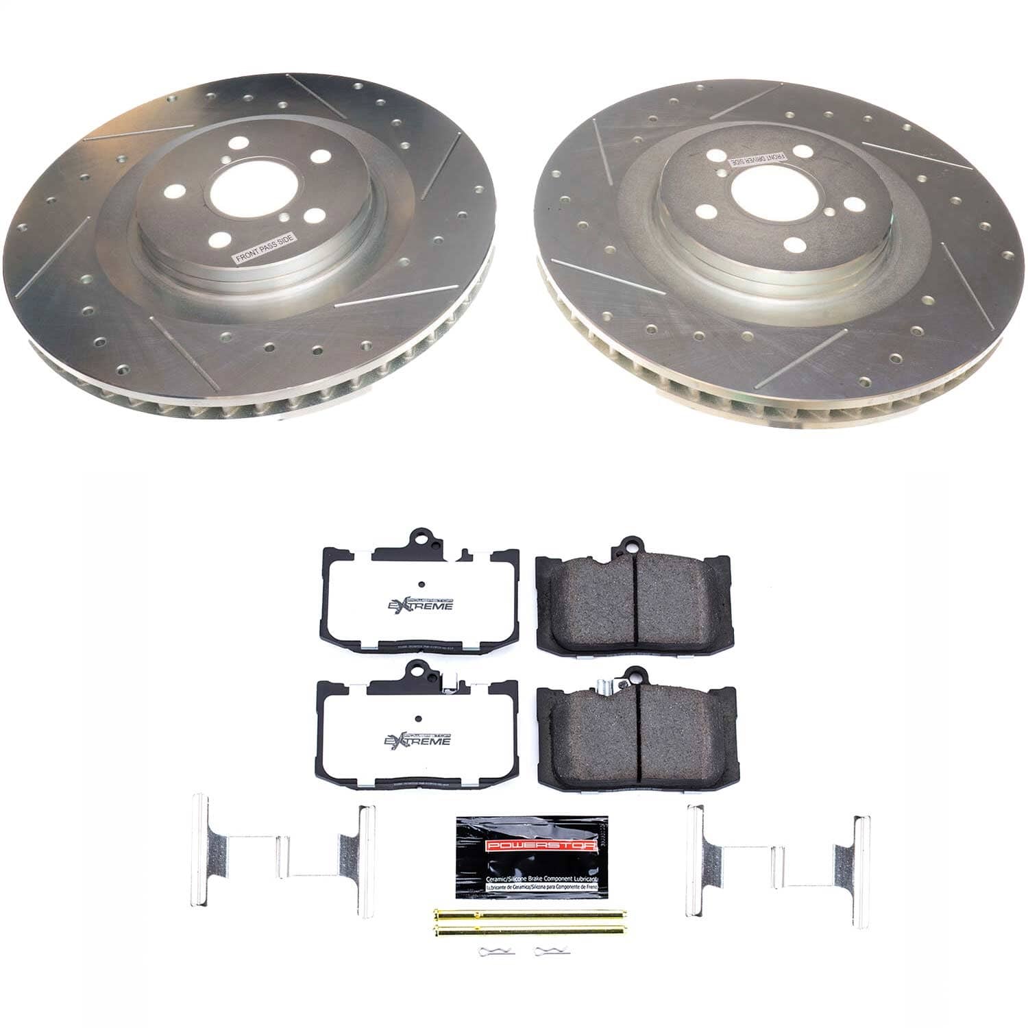 Power Stop - K8418-26 - Front - Disc Brake Pad and Rotor Kit