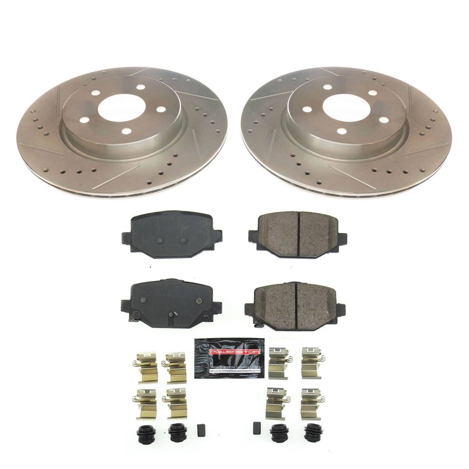 Power Stop - K8432 - Rear - Disc Brake Pad and Rotor Kit