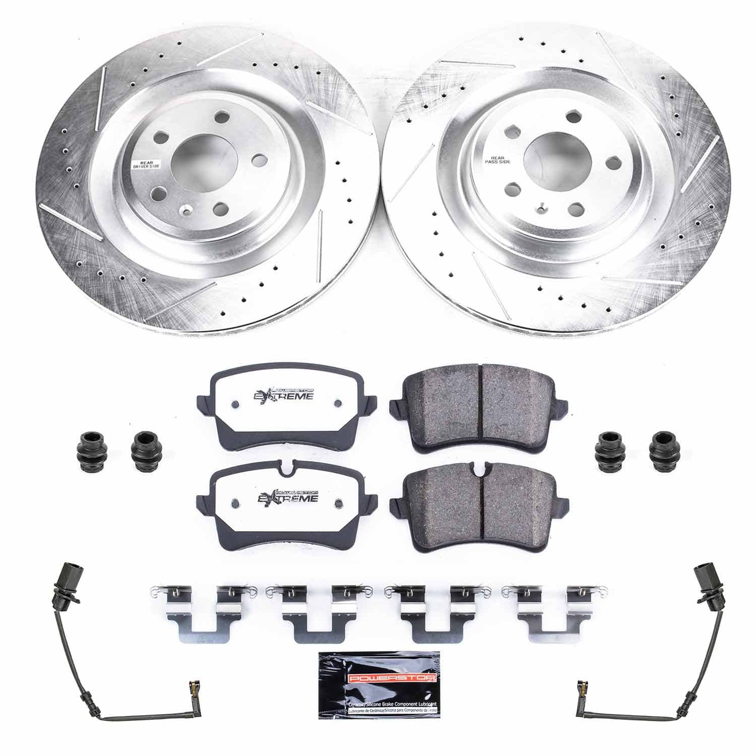 Power Stop - K8486-26 - Rear - Disc Brake Pad and Rotor Kit