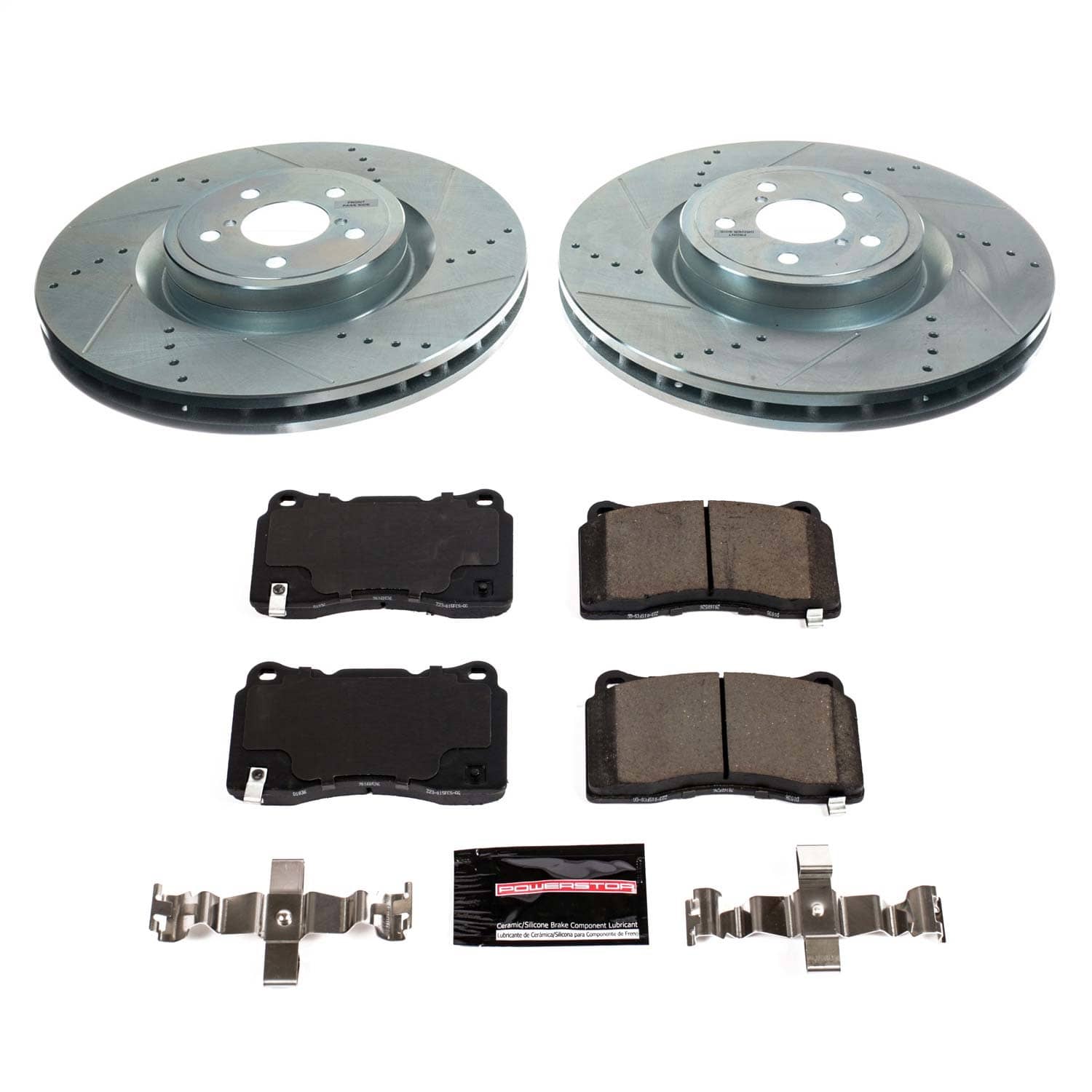 Power Stop - K8610 - Front - Disc Brake Pad and Rotor Kit