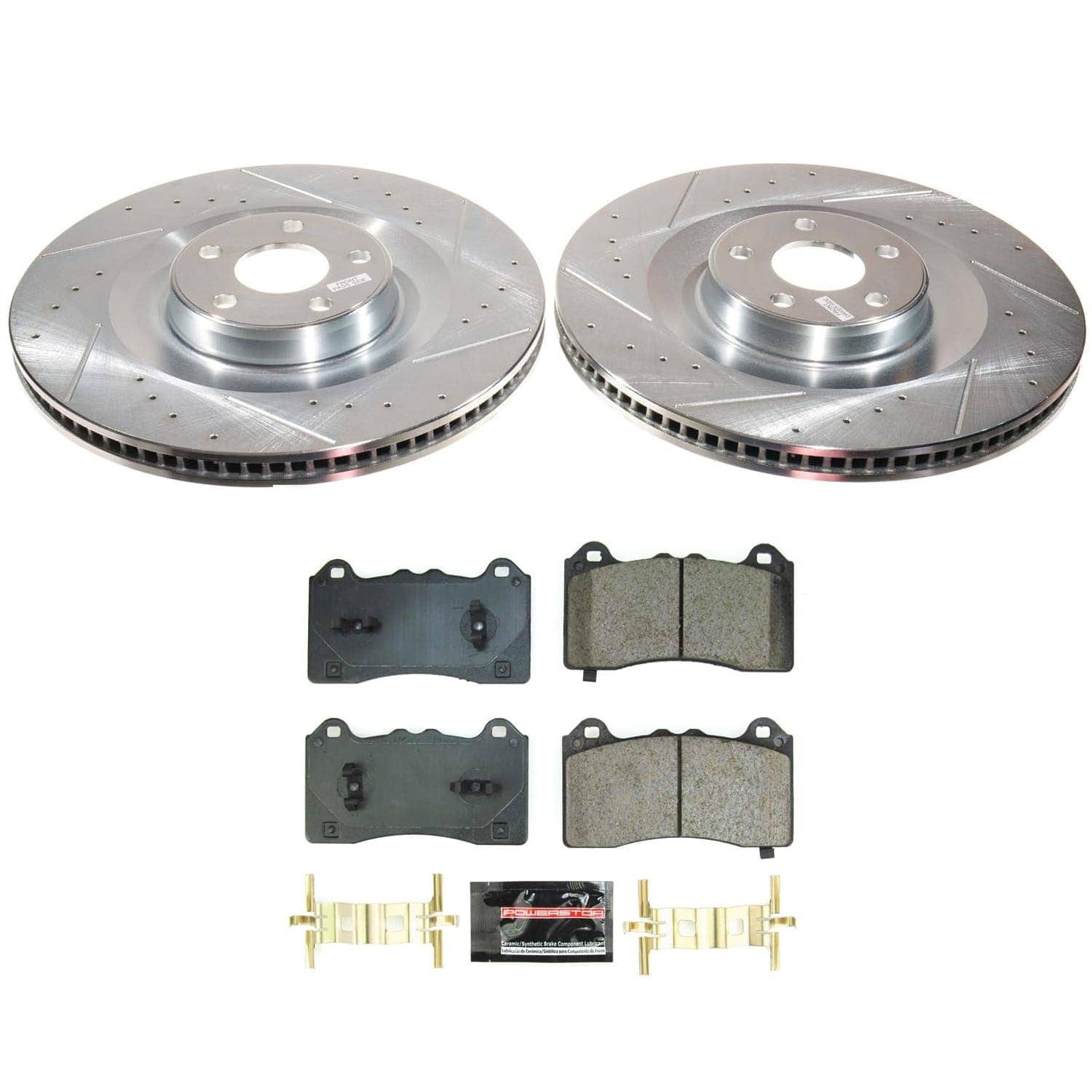 Power Stop - K8745 - Front - Disc Brake Pad and Rotor Kit