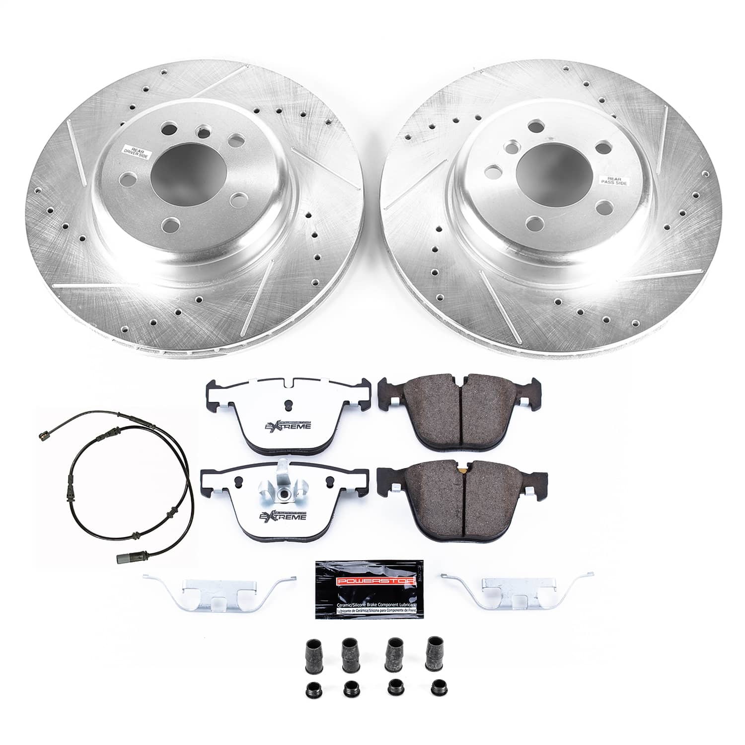 Power Stop - K8848-26 - Rear - Disc Brake Pad and Rotor Kit