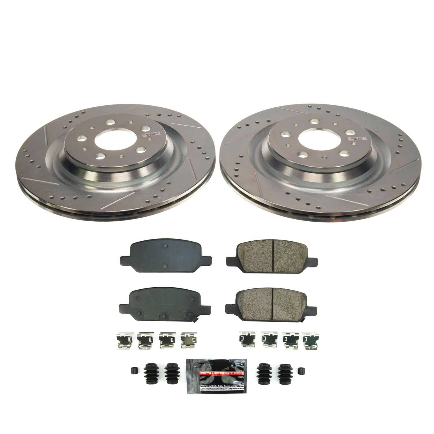 Power Stop - K8874 - Rear - Disc Brake Pad and Rotor Kit