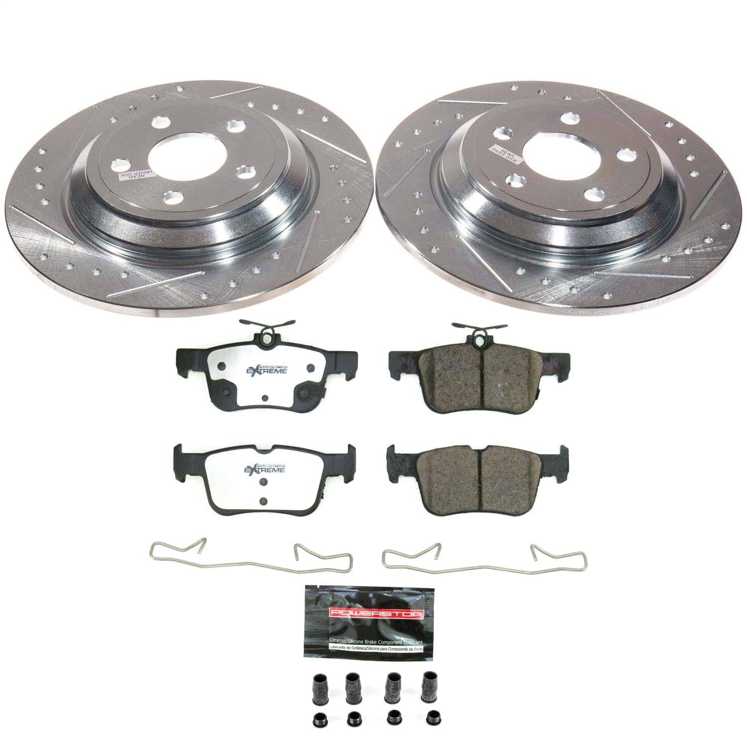 Power Stop - K8933-36 - Rear - Disc Brake Pad and Rotor Kit