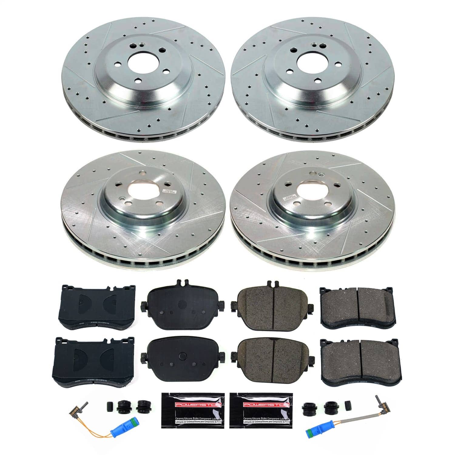 Power Stop - K9024 - Front and Rear - Disc Brake Pad and Rotor Kit