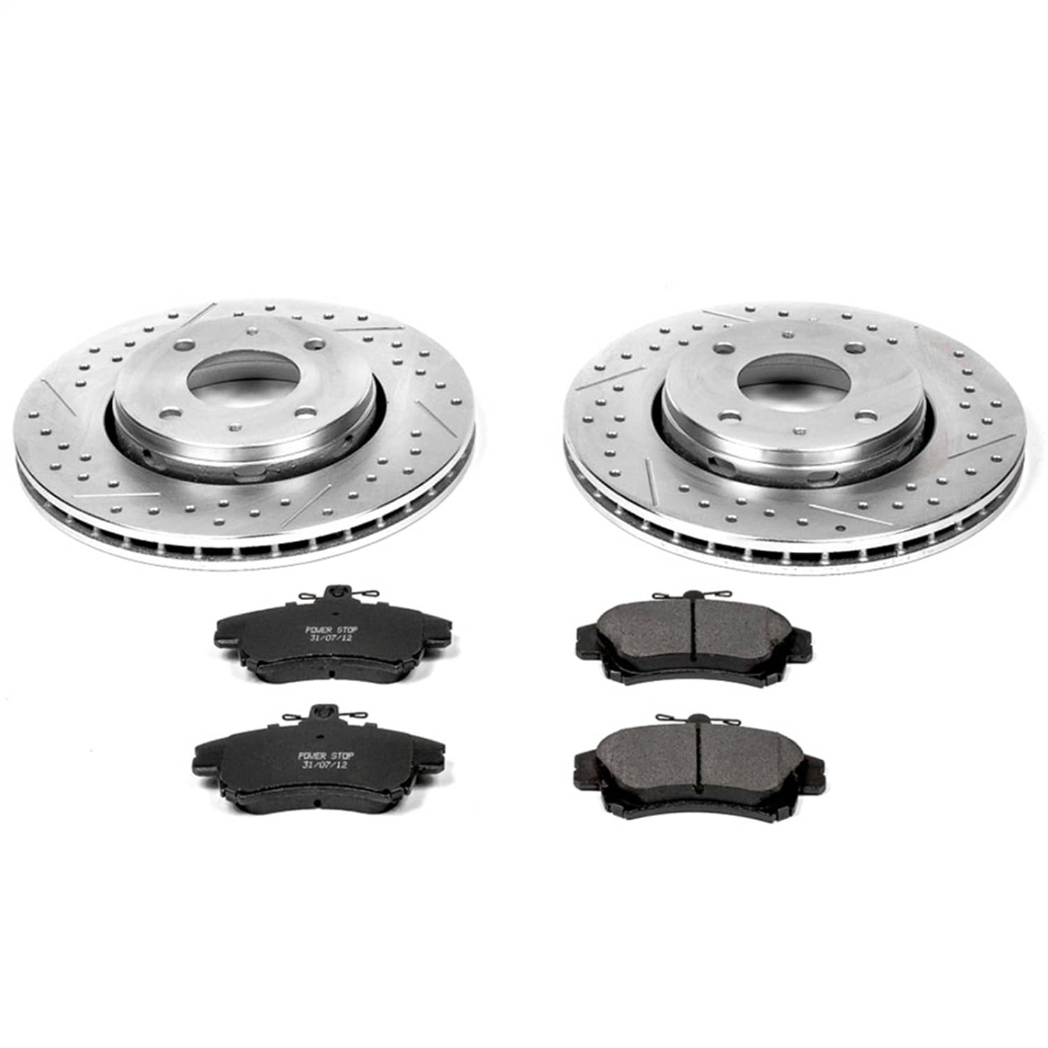 Power Stop - K911 - Front - Disc Brake Pad and Rotor Kit