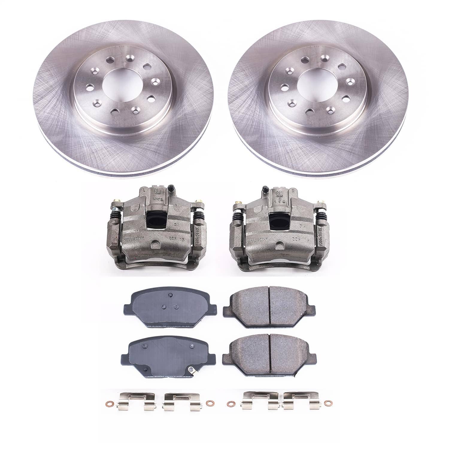 Power Stop - KCOE7661B - Front - Disc Brake Pad and Rotor Kit