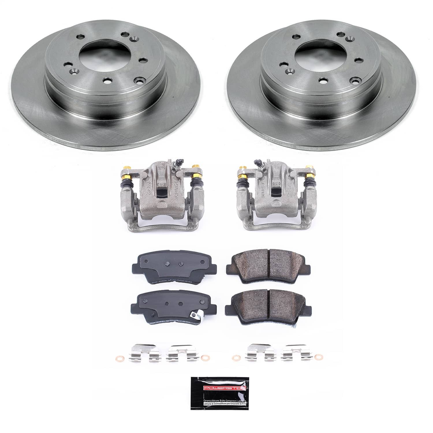 Power Stop - KCOE9060 - Rear - Disc Brake Pad and Rotor Kit