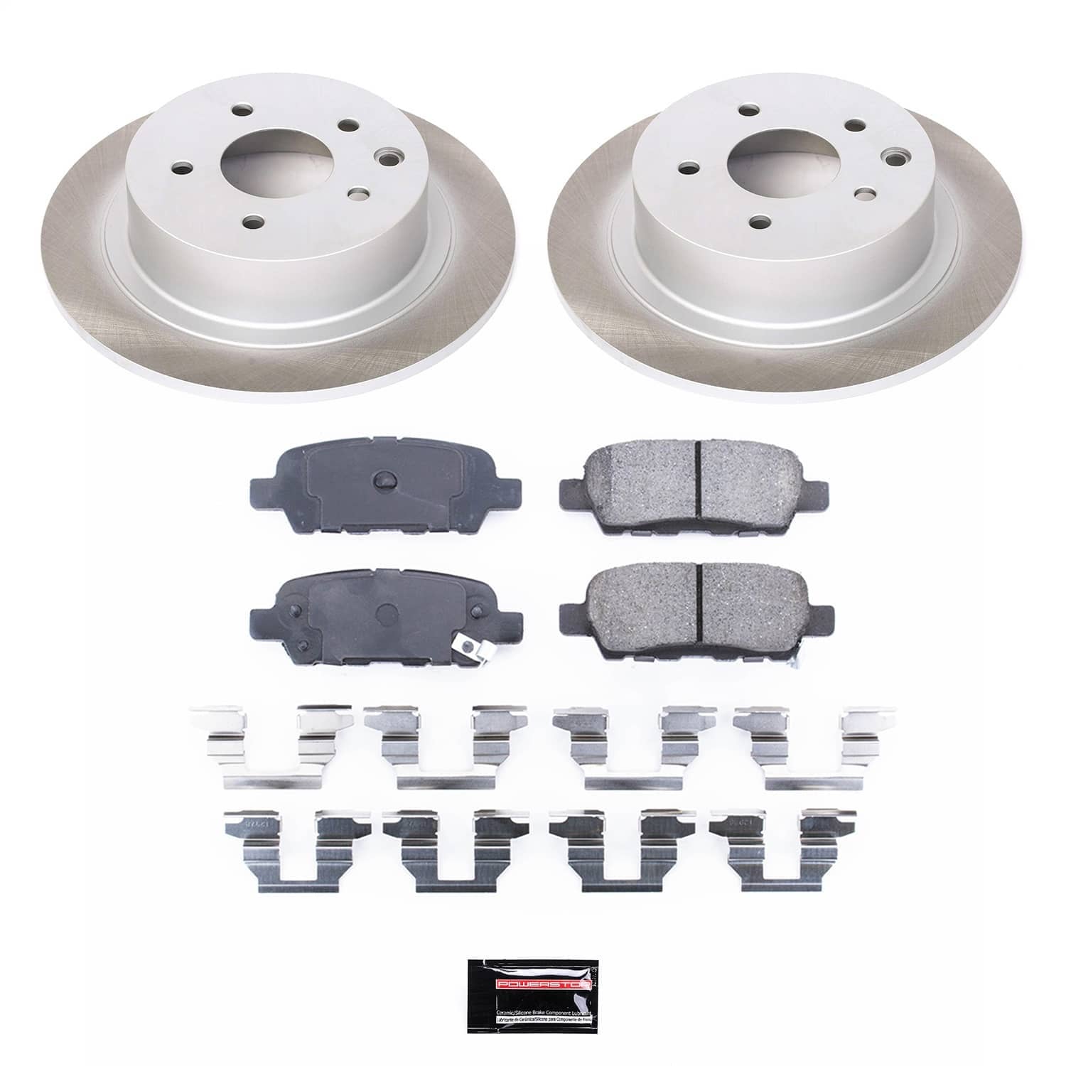 Power Stop - KOE098 - Rear - Disc Brake Pad and Rotor Kit