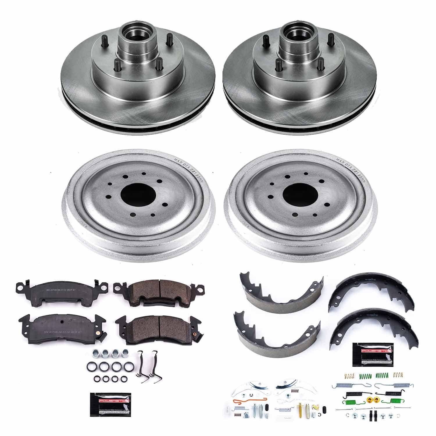 Power Stop - KOE15028DK - Complete Vehicle Disc/Drum Brake Kit