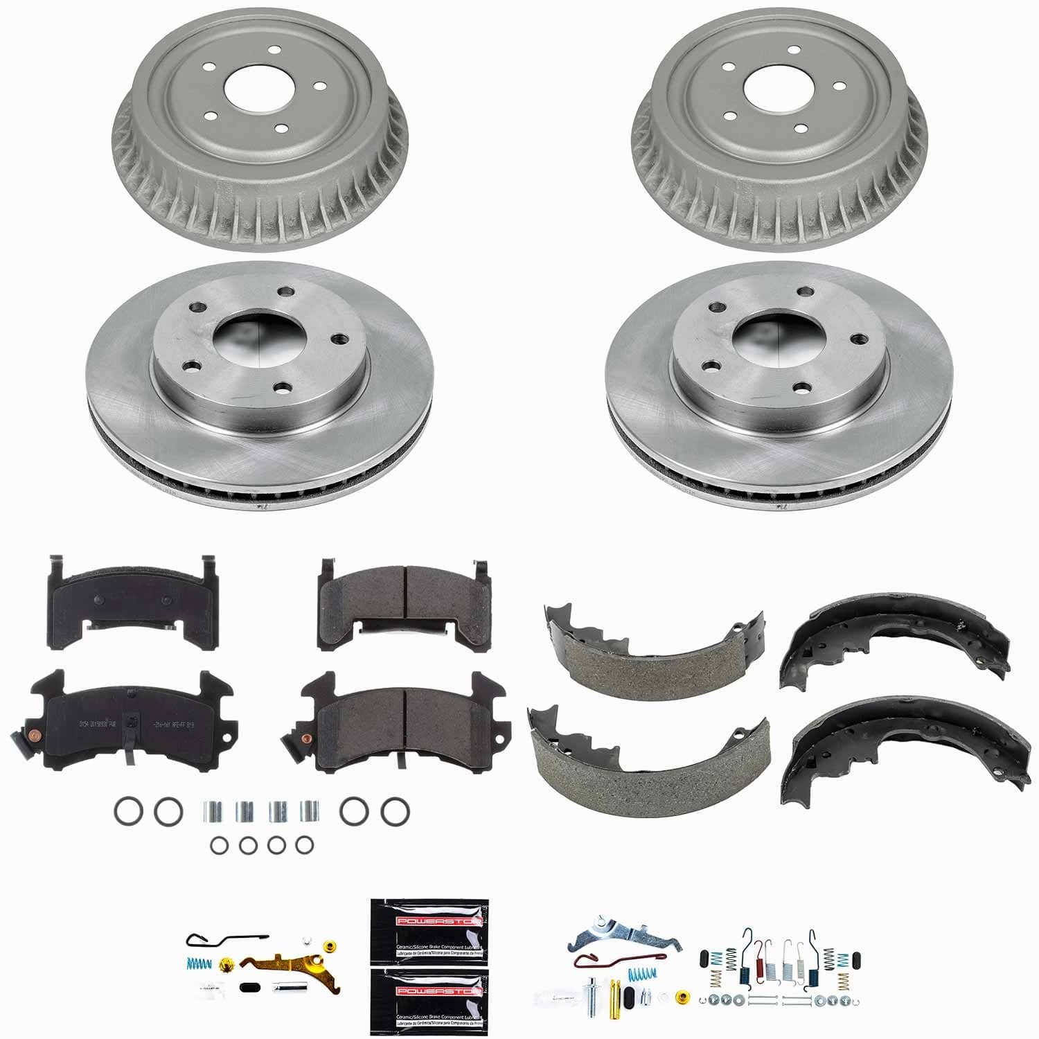 Power Stop - KOE15053DK - Complete Vehicle Disc/Drum Brake Kit