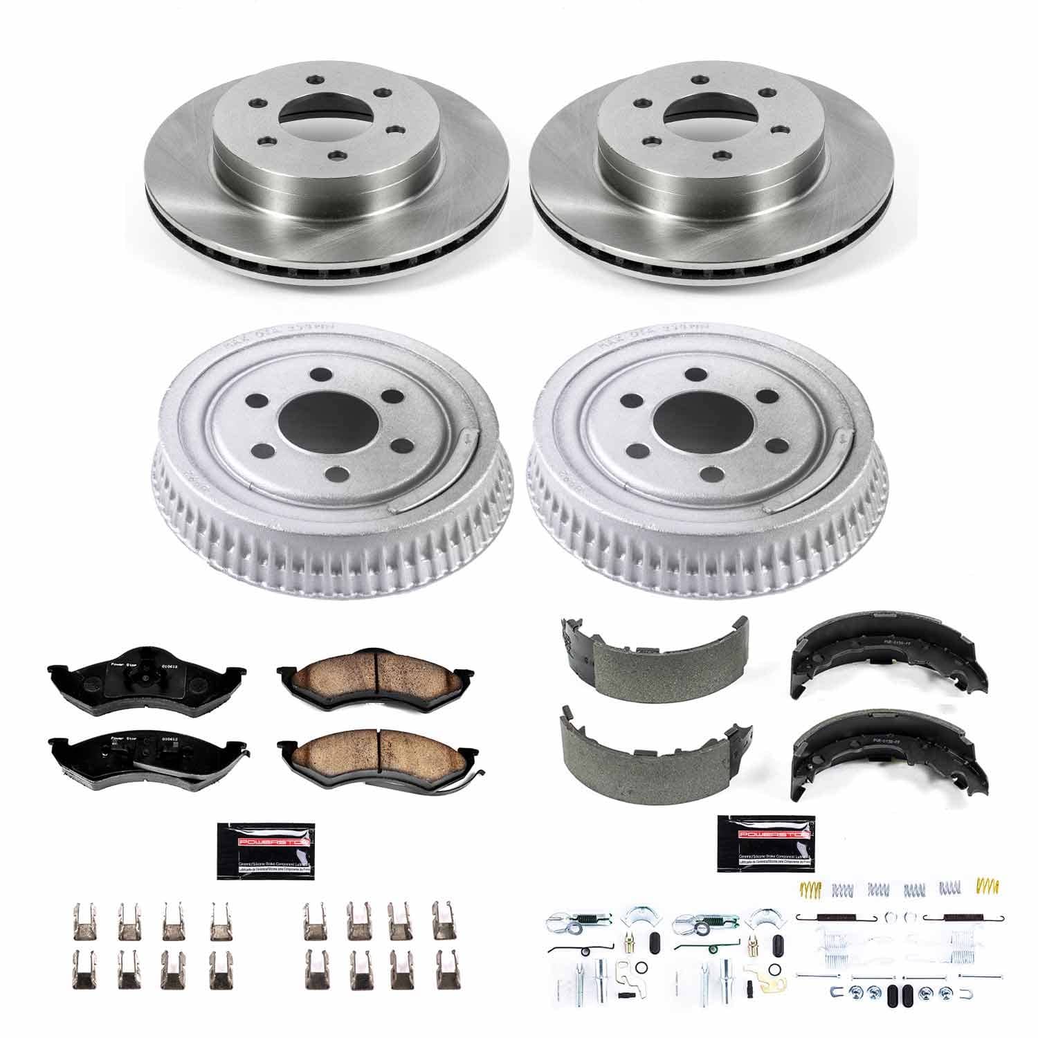 Power Stop - KOE15071DK - Complete Vehicle Disc/Drum Brake Kit