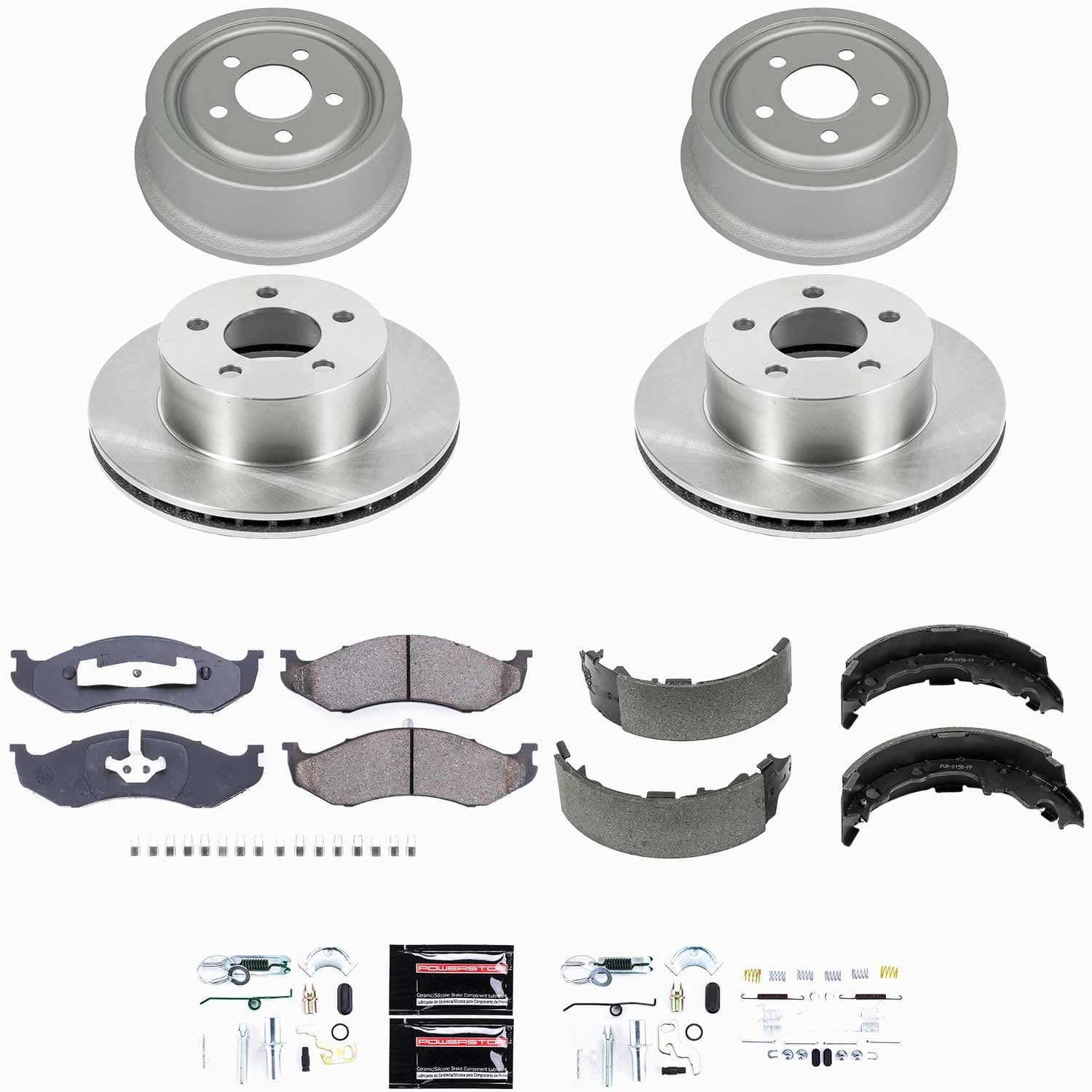 Power Stop - KOE15073DK - Complete Vehicle Disc/Drum Brake Kit
