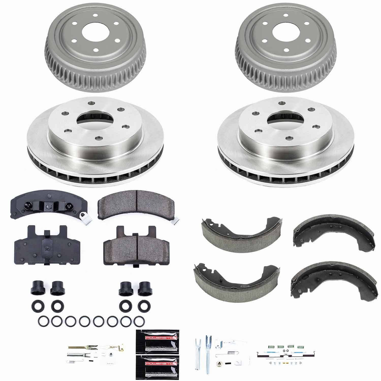 Power Stop - KOE15136DK - Complete Vehicle Disc/Drum Brake Kit