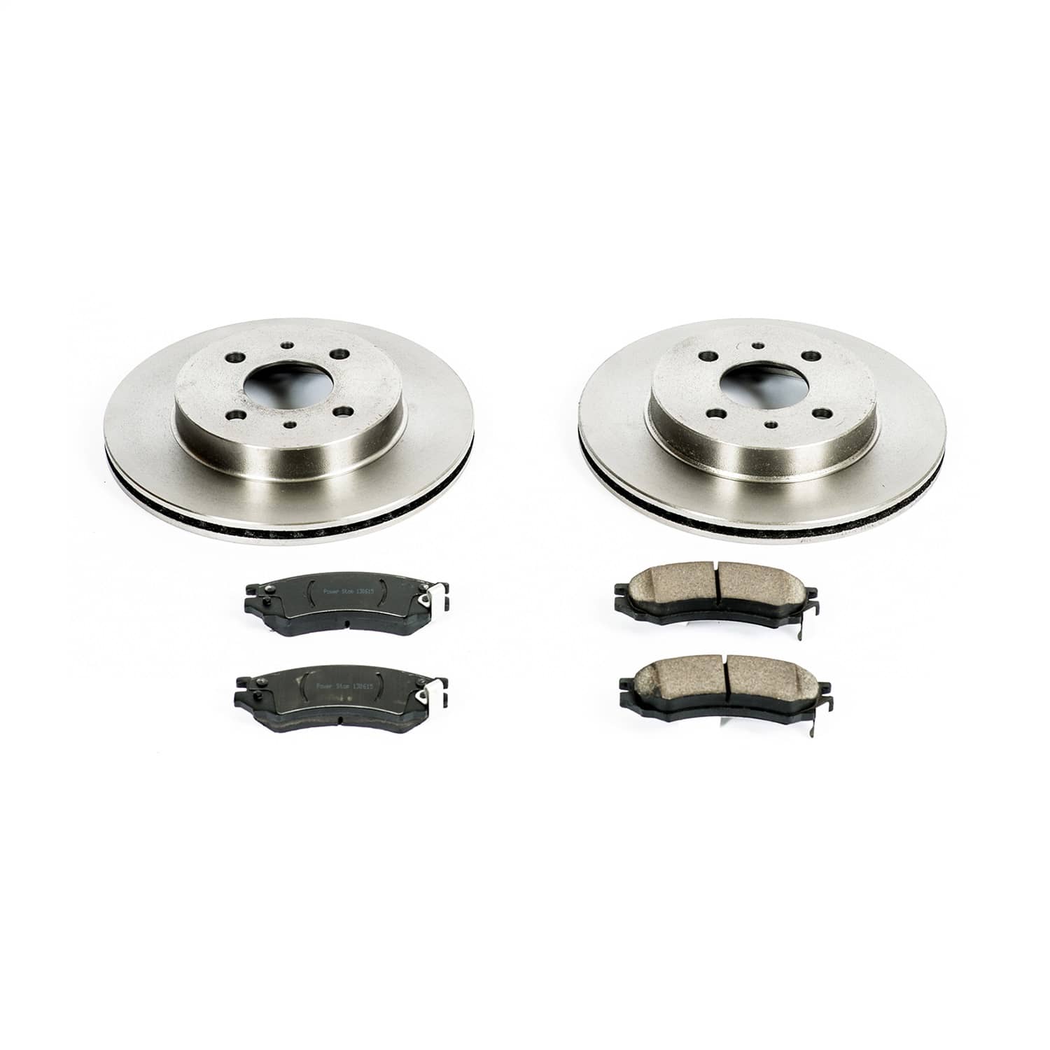 Power Stop - KOE1515 - Front - Disc Brake Pad and Rotor Kit