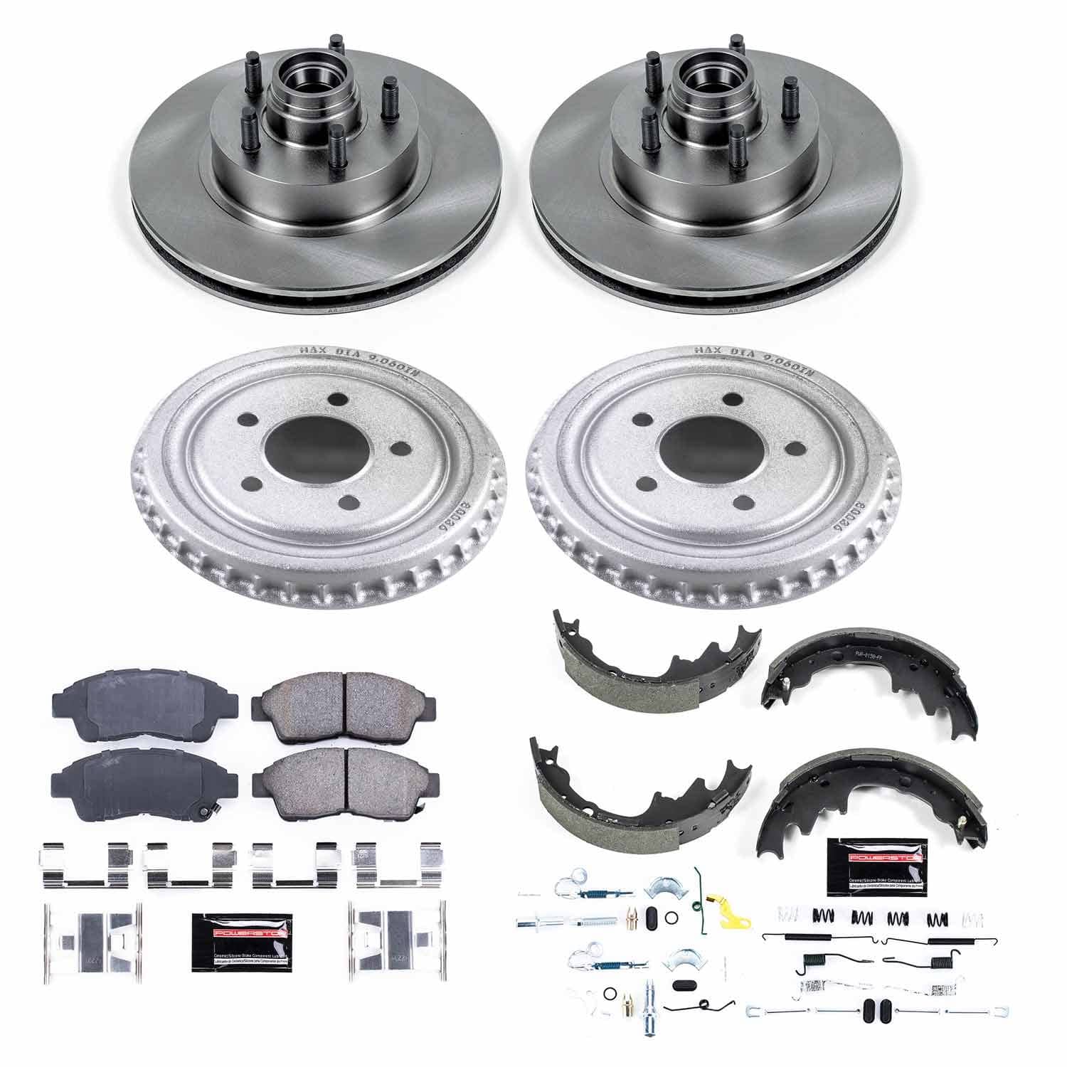 Power Stop - KOE15151DK - Complete Vehicle Disc/Drum Brake Kit