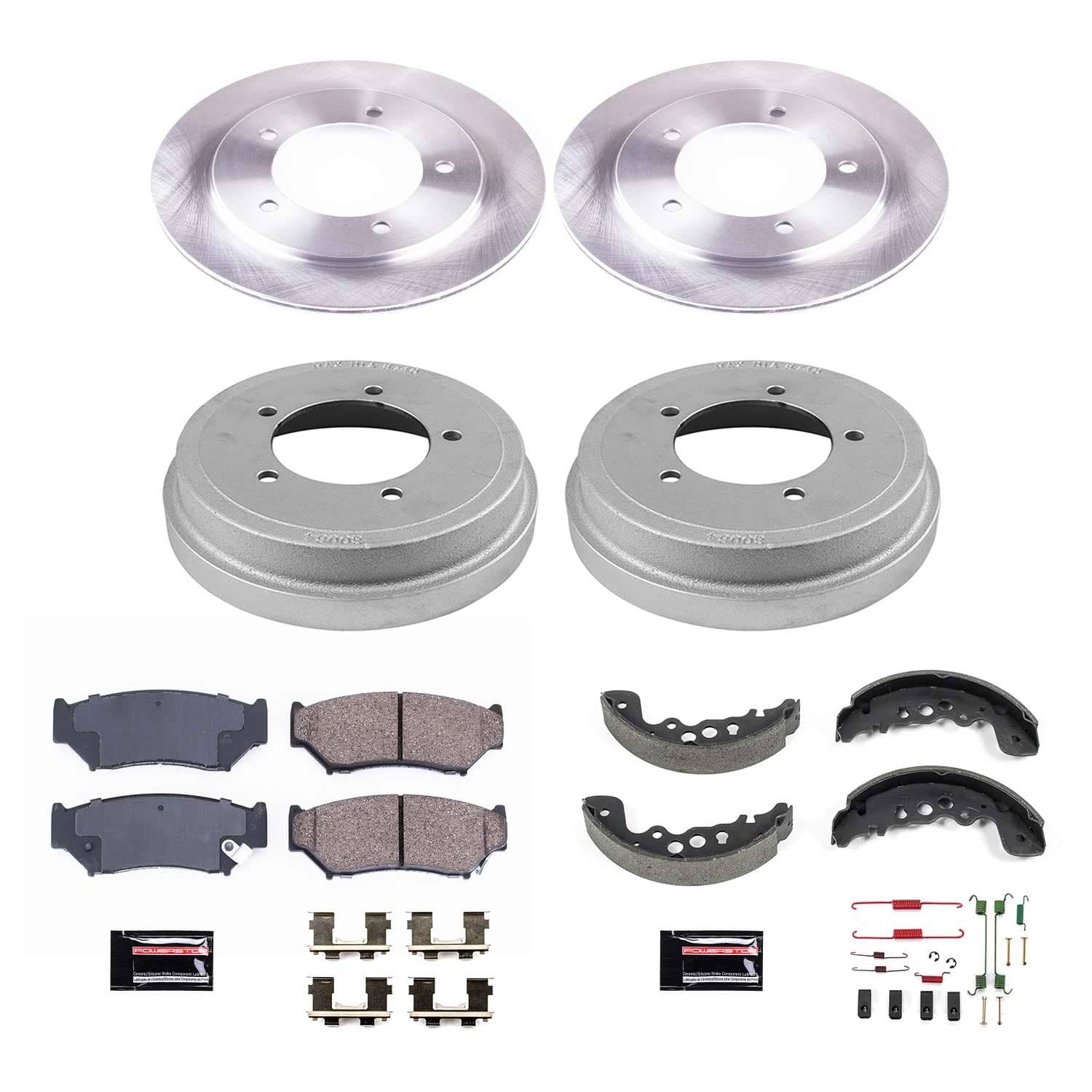 Power Stop - KOE15184DK - Complete Vehicle Disc/Drum Brake Kit