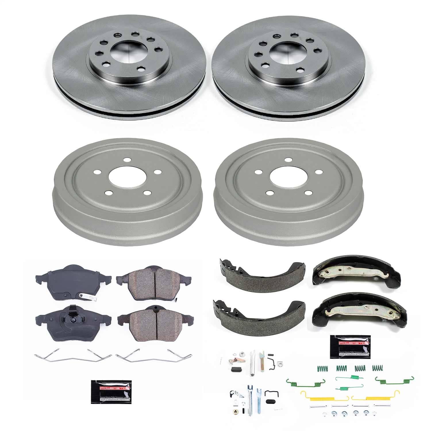 Power Stop - KOE15198DK - Complete Vehicle Disc/Drum Brake Kit