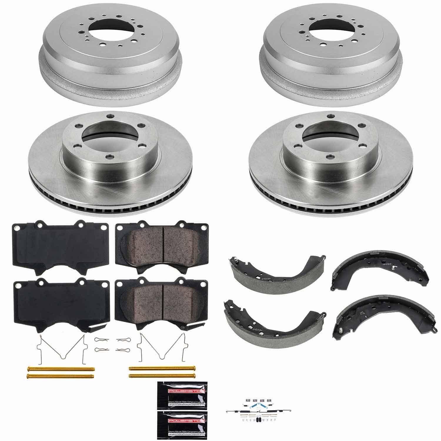 Power Stop - KOE15214DK - Complete Vehicle Disc/Drum Brake Kit