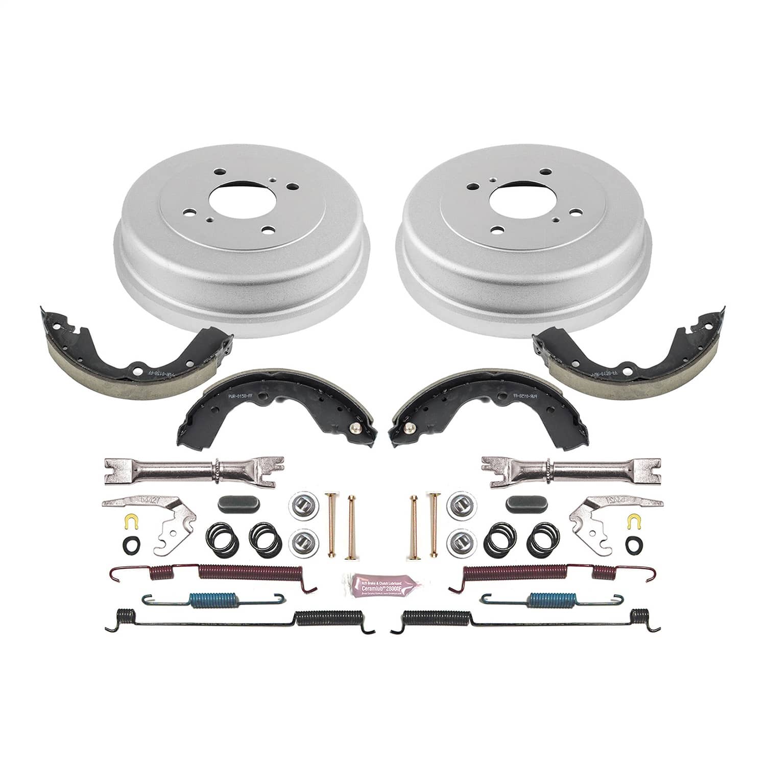 Power Stop - KOE15328DK - Rear - Drum Brake Shoe and Drum Kit