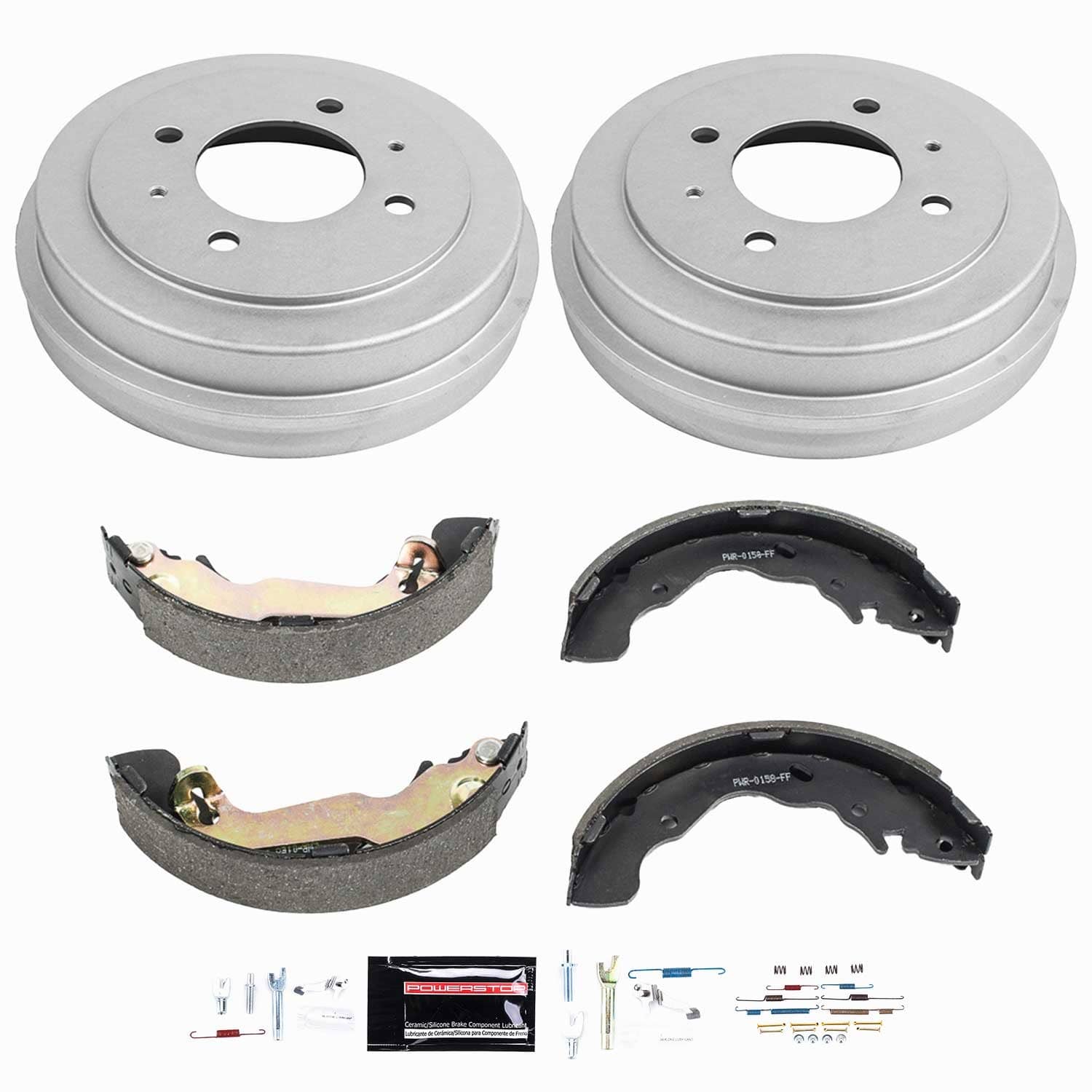 Power Stop - KOE15338DK - Rear - Drum Brake Shoe and Drum Kit