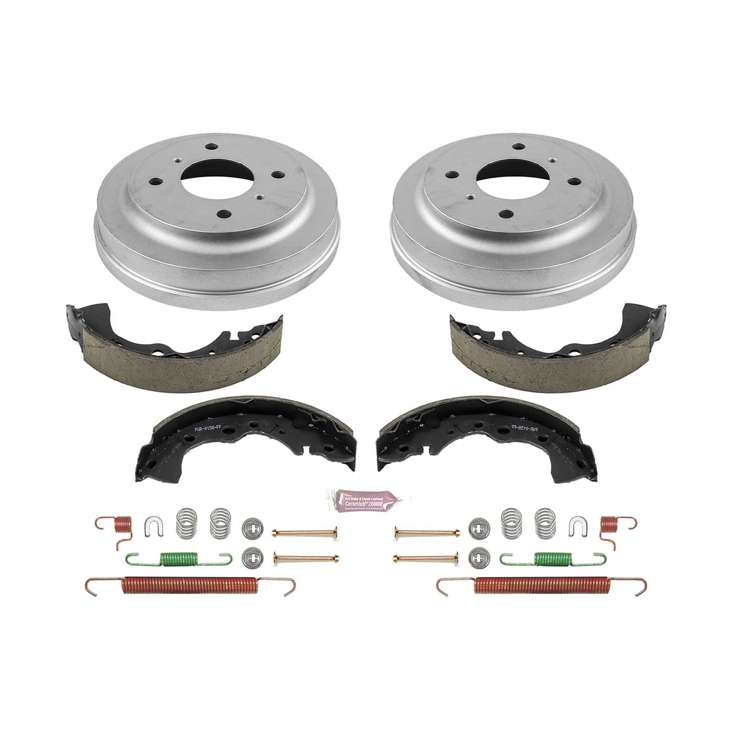 Power Stop - KOE15376DK - Rear - Drum Brake Shoe and Drum Kit