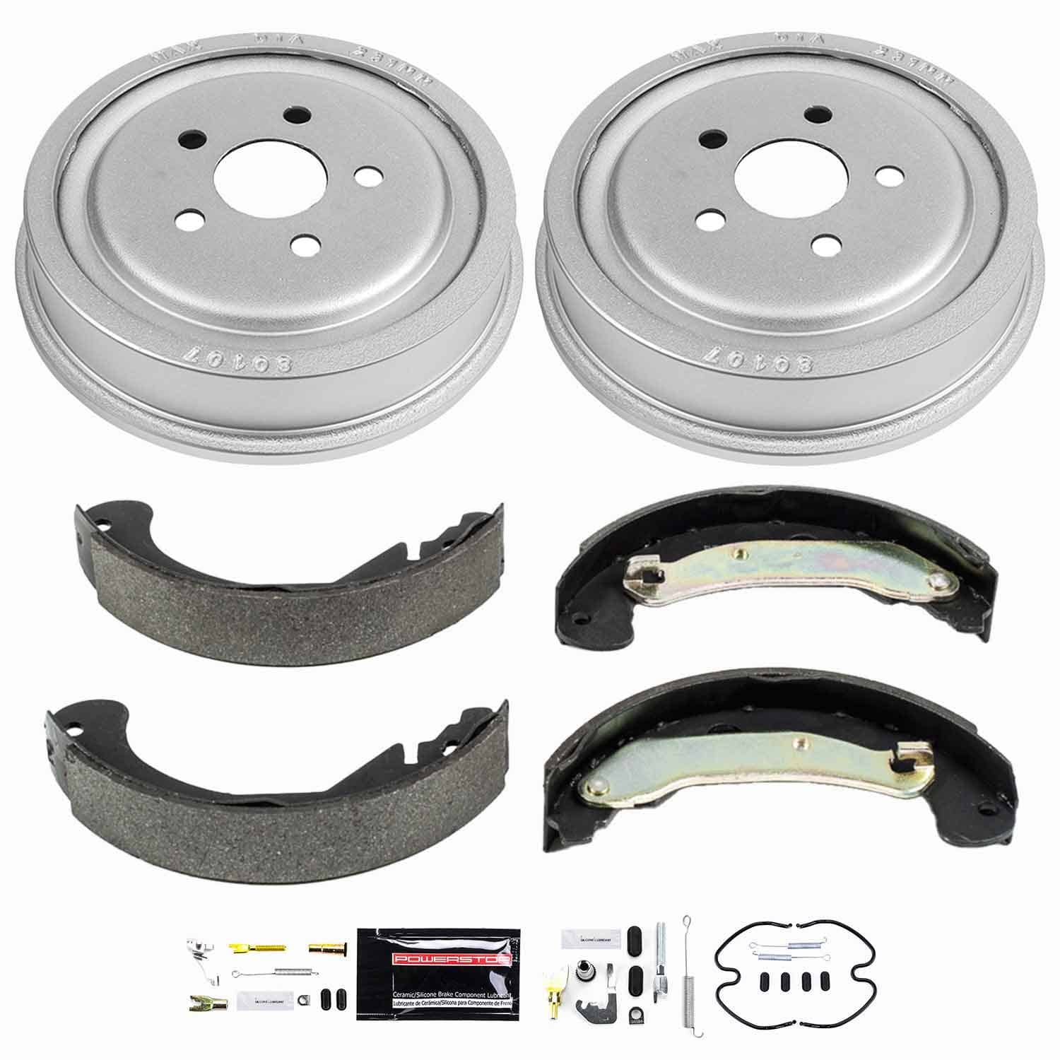 Power Stop - KOE15380DK - Rear - Drum Brake Shoe and Drum Kit