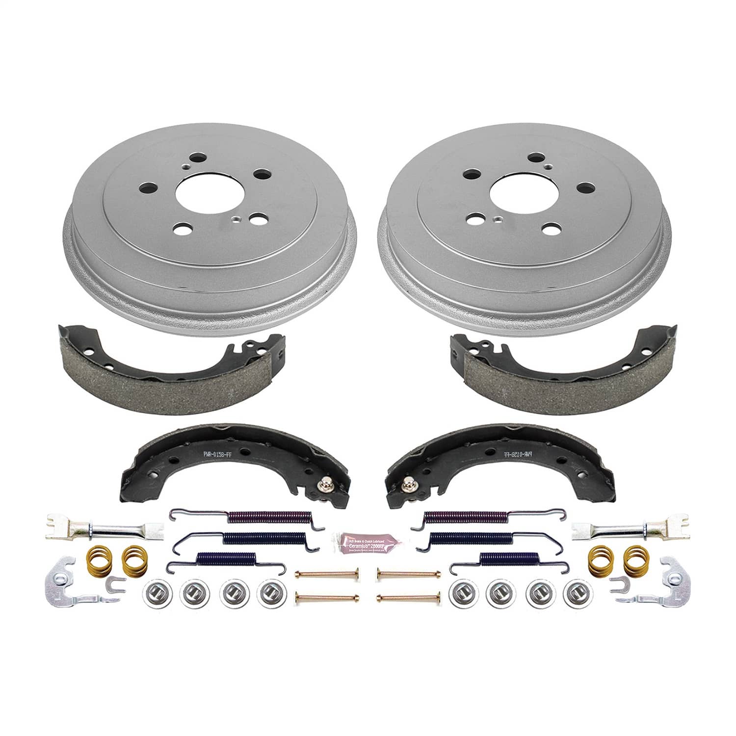 Power Stop - KOE15385DK - Rear - Drum Brake Shoe and Drum Kit