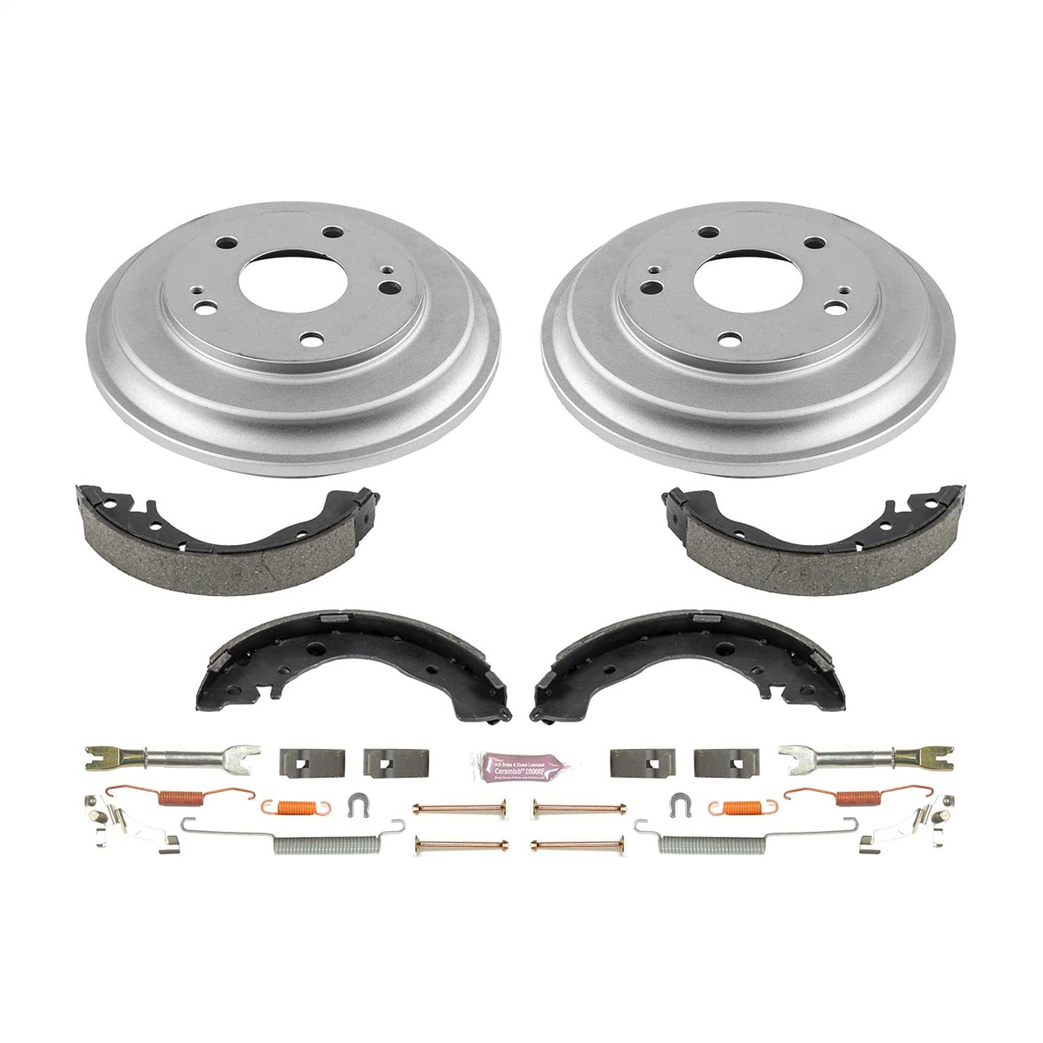 Power Stop - KOE15397DK - Rear - Drum Brake Shoe and Drum Kit