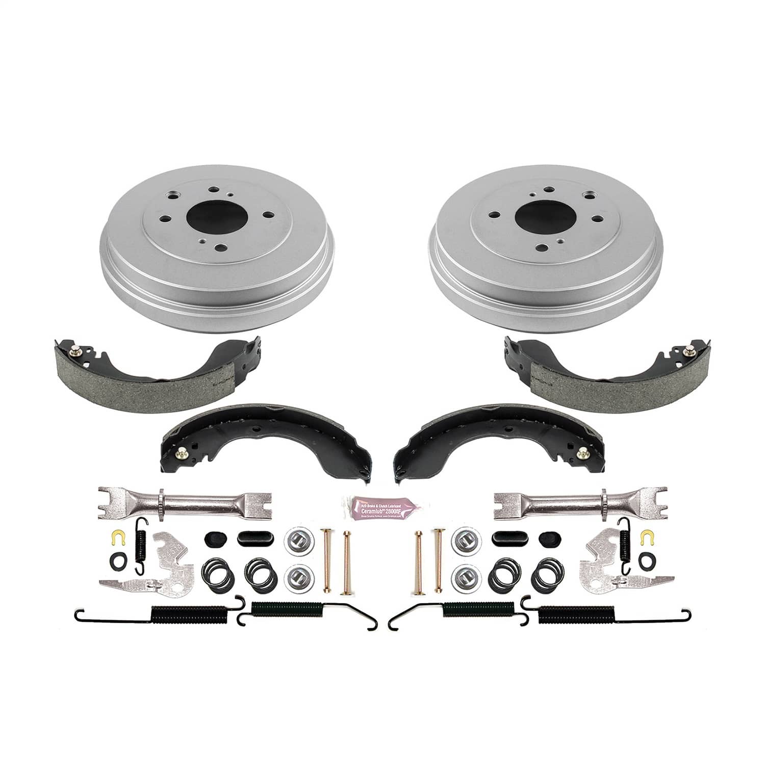 Power Stop - KOE15404DK - Rear - Drum Brake Shoe and Drum Kit