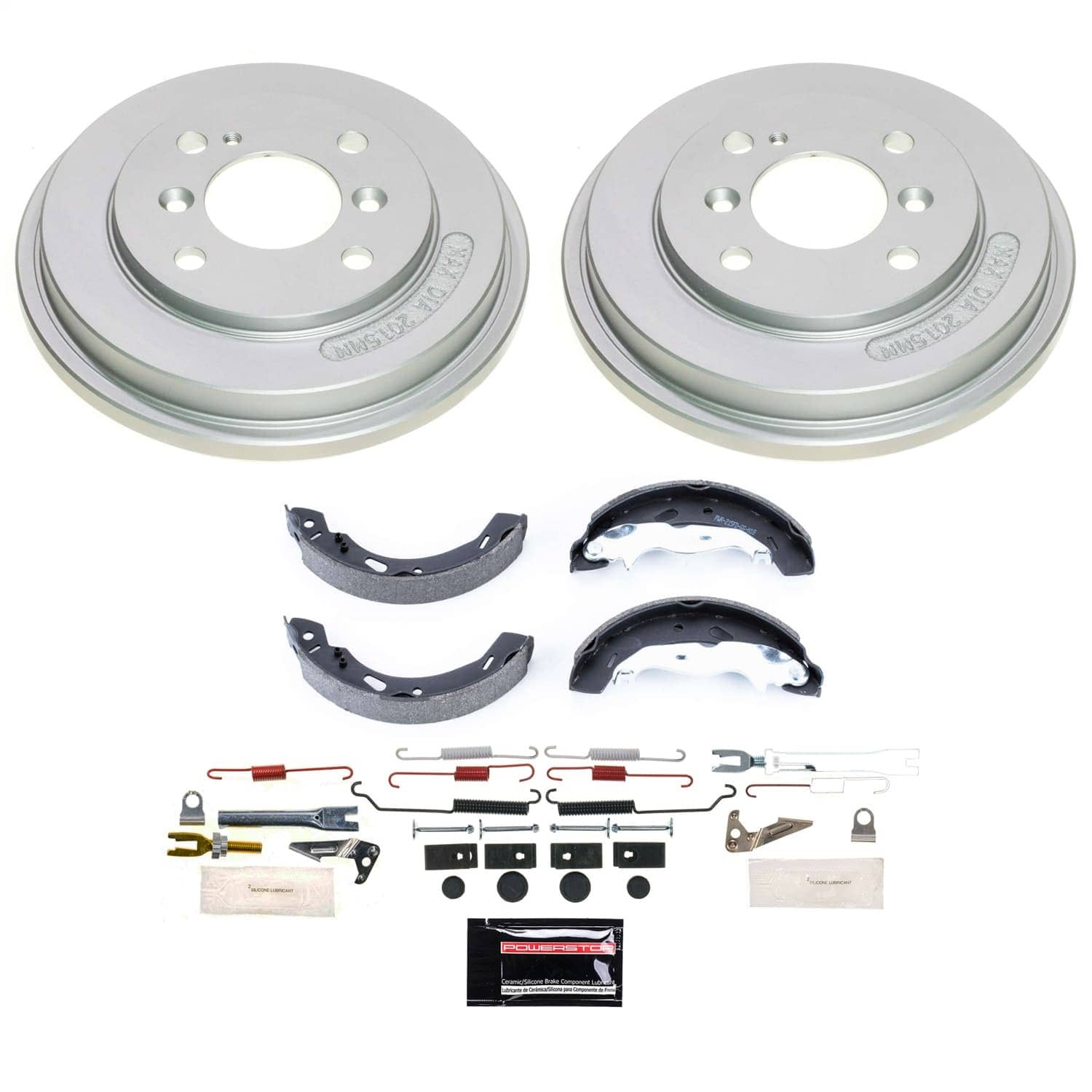 Power Stop - KOE15471DK - Rear - Drum Brake Shoe and Drum Kit