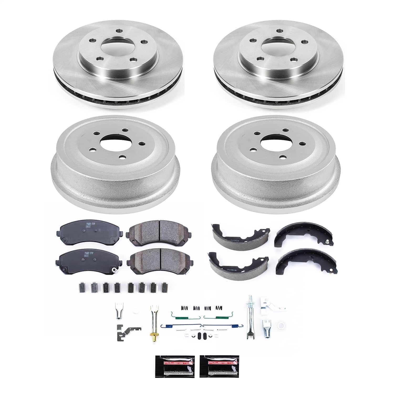 Power Stop - KOE15534DK - Complete Vehicle Disc/Drum Brake Kit