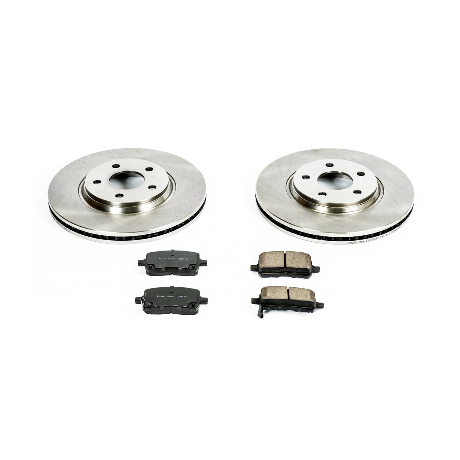 Power Stop - KOE1610 - Front - Disc Brake Pad and Rotor Kit