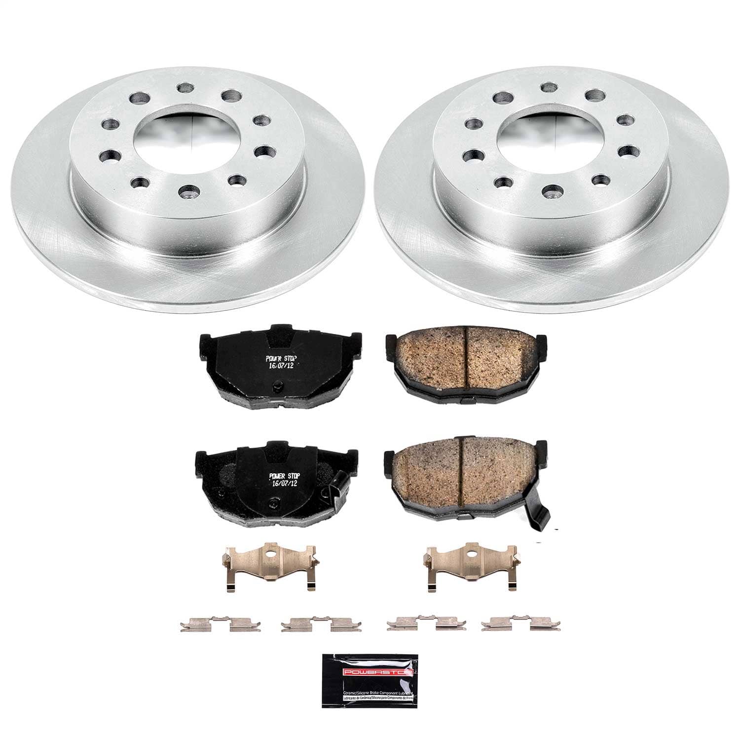 Power Stop - KOE170 - Rear - Disc Brake Pad and Rotor Kit