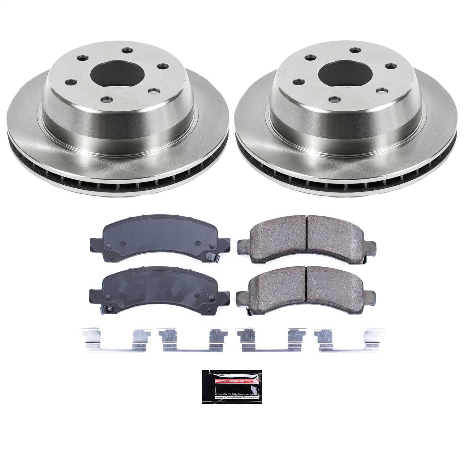 Power Stop - KOE2047 - Rear - Disc Brake Pad and Rotor Kit
