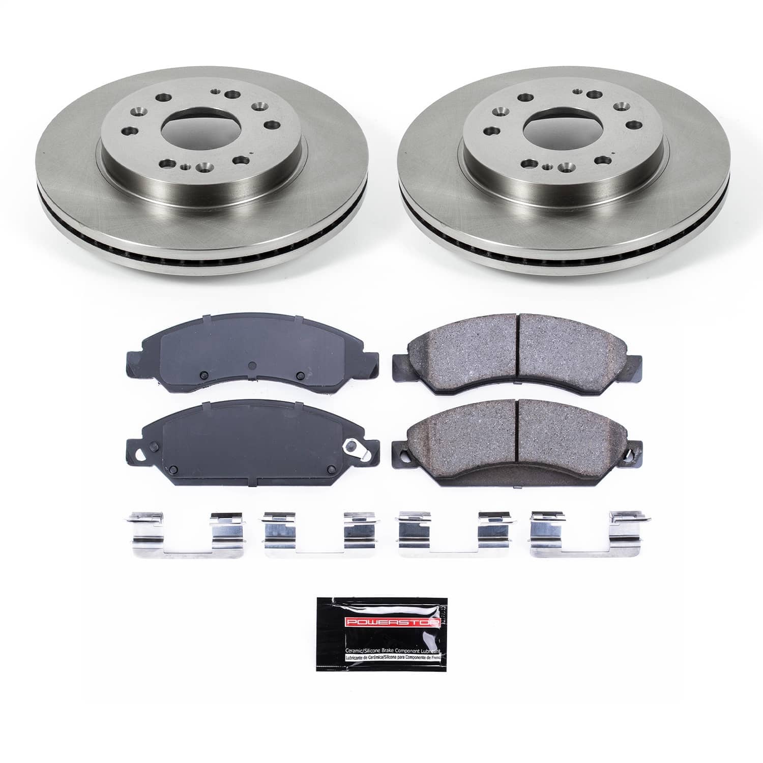 Power Stop - KOE2067 - Front - Disc Brake Pad and Rotor Kit