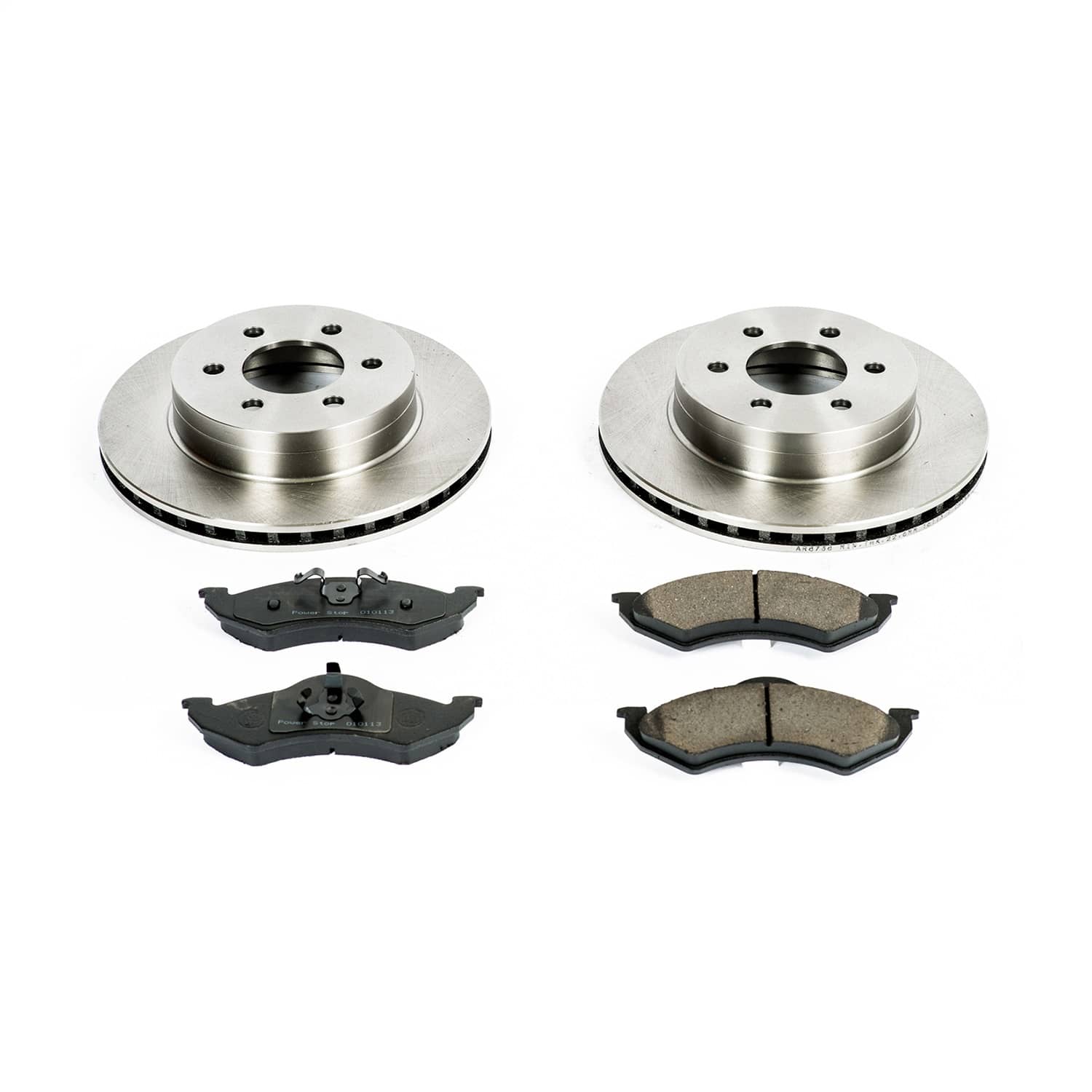 Power Stop - KOE2139 - Front - Disc Brake Pad and Rotor Kit
