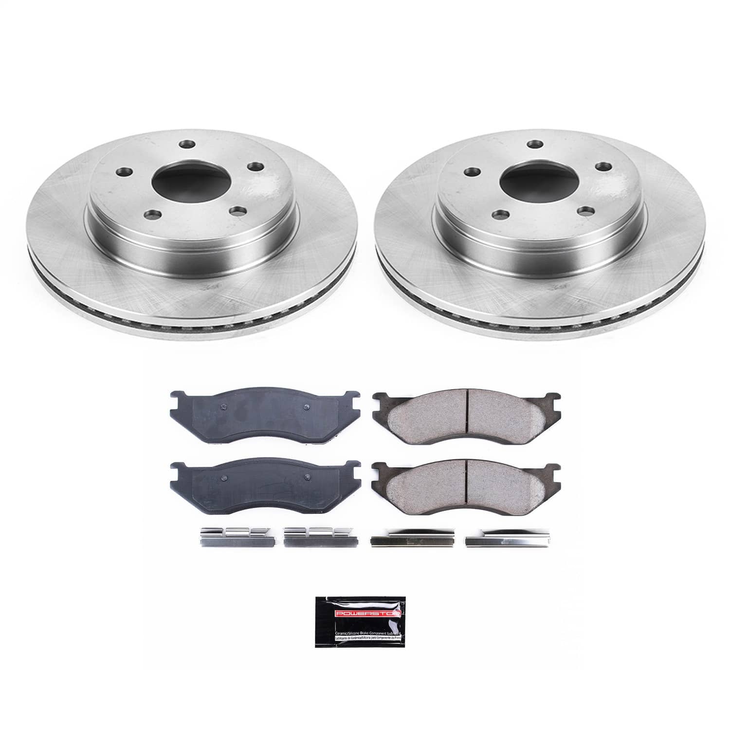 Power Stop - KOE2167 - Front - Disc Brake Pad and Rotor Kit
