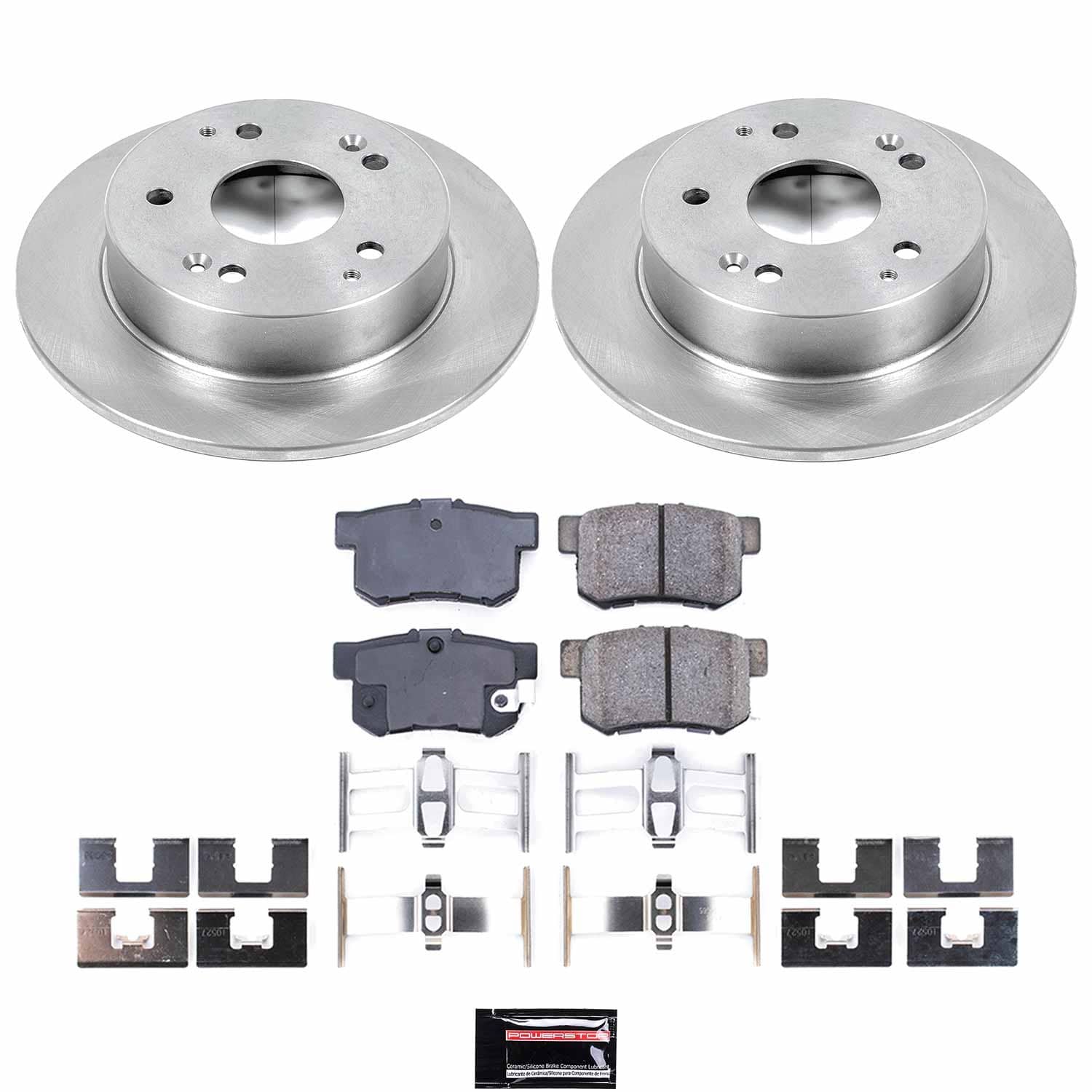 Power Stop - KOE2270 - Rear - Disc Brake Pad and Rotor Kit