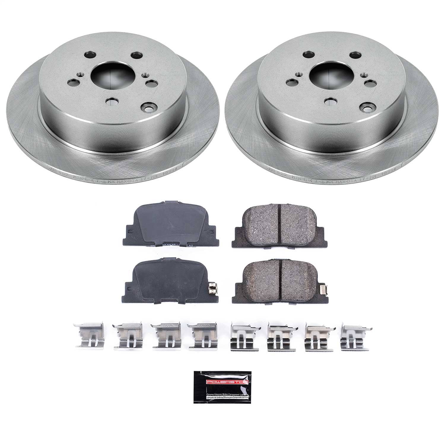 Power Stop - KOE2319 - Rear - Disc Brake Pad and Rotor Kit
