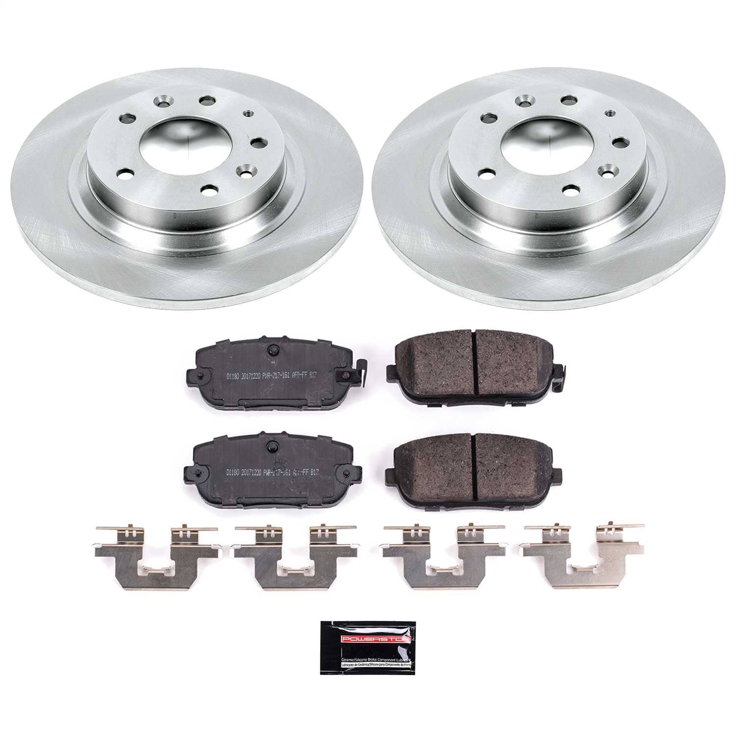 Power Stop - KOE2451 - Rear - Disc Brake Pad and Rotor Kit