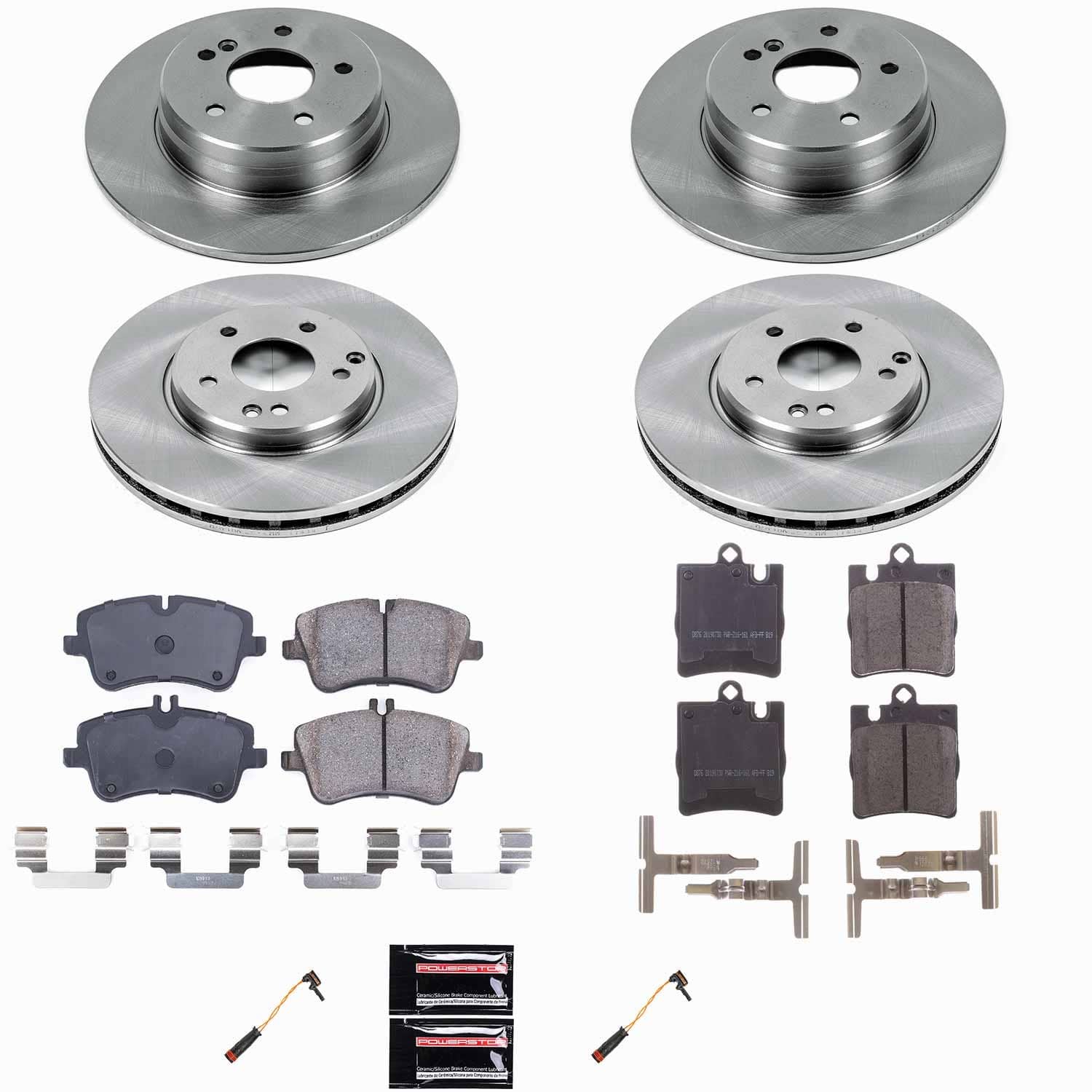 Power Stop - KOE2783 - Front and Rear - Disc Brake Pad and Rotor Kit